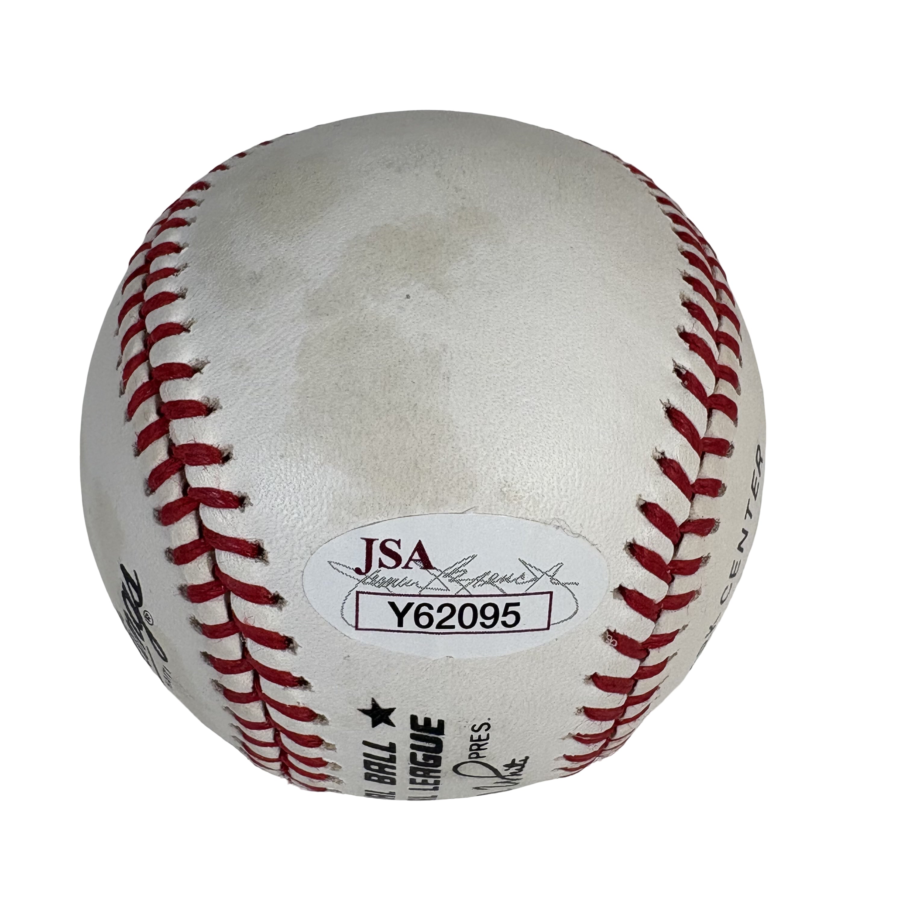 Sandy Amoros Brooklyn Dodgers Autographed Signed Baseball JSA LOA