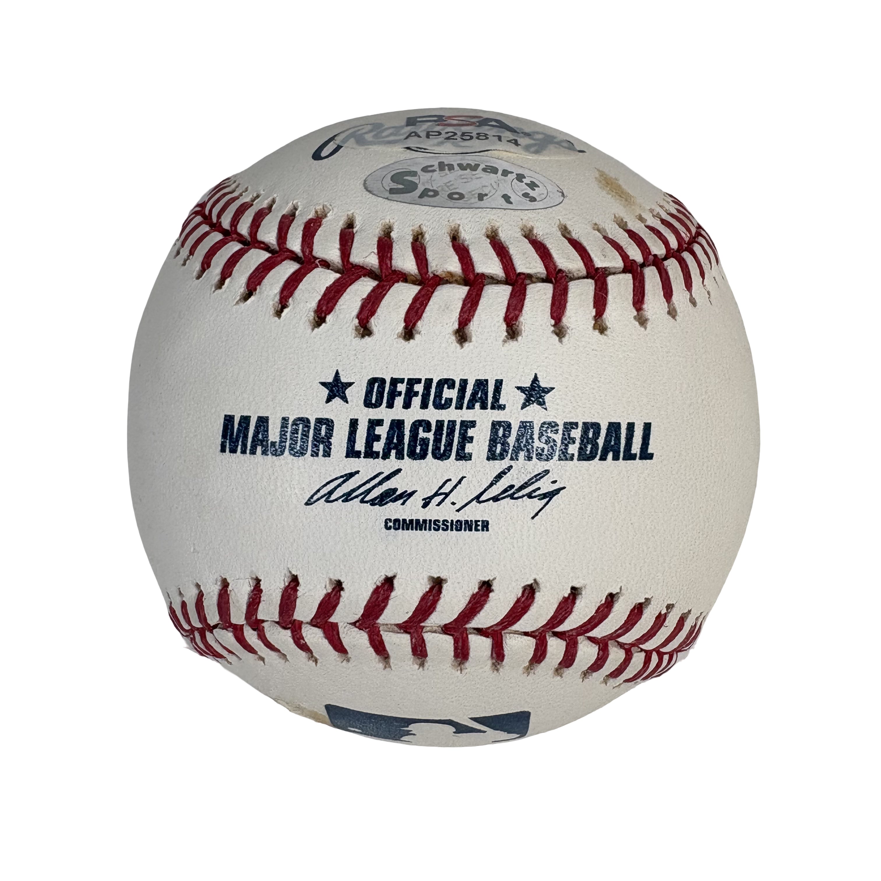 Billy Williams Chicago Cubs Autographed Signed Baseball PSA Holo