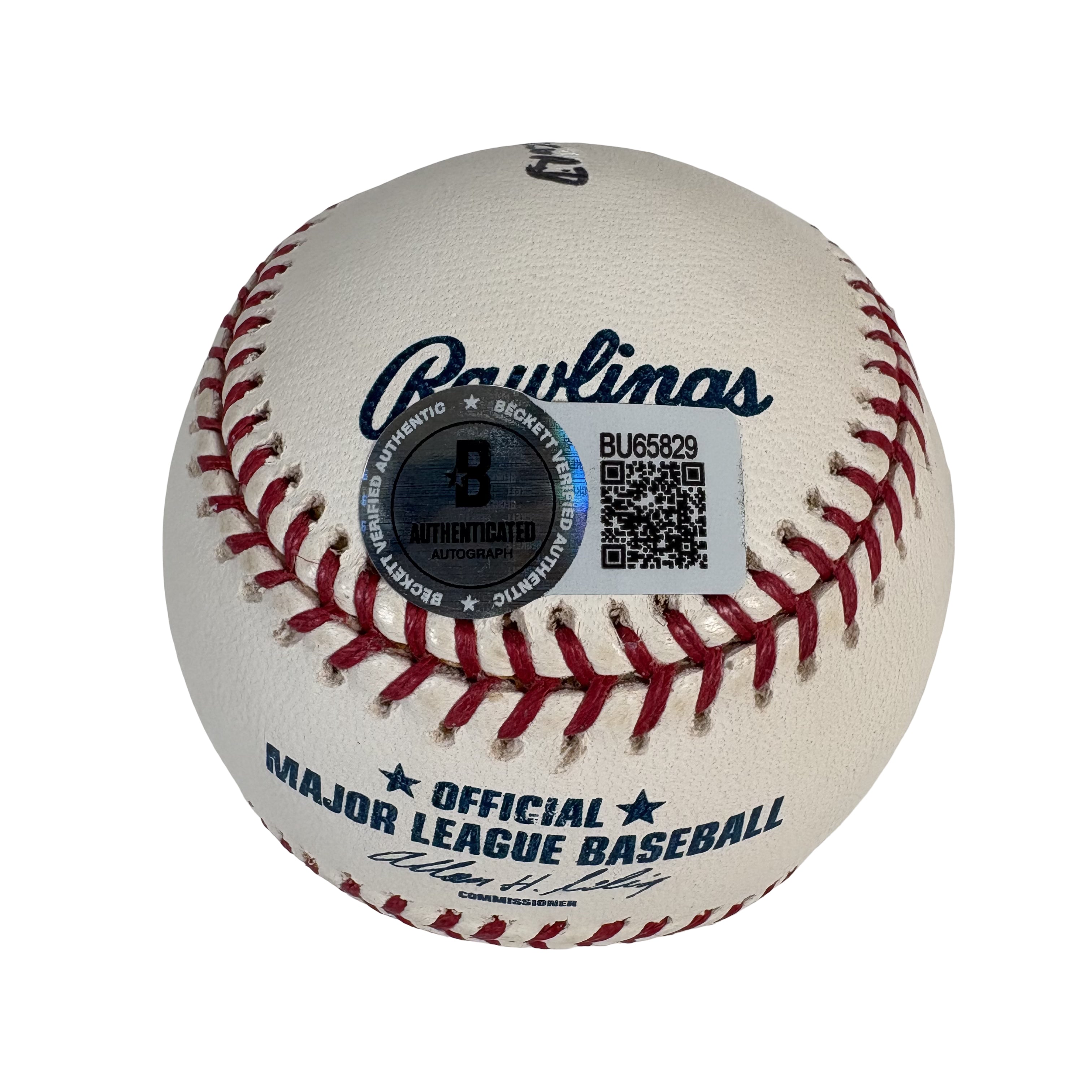 Tommy Harper Boston Red Sox HOF Autographed Signed Baseball Beckett BAS 
