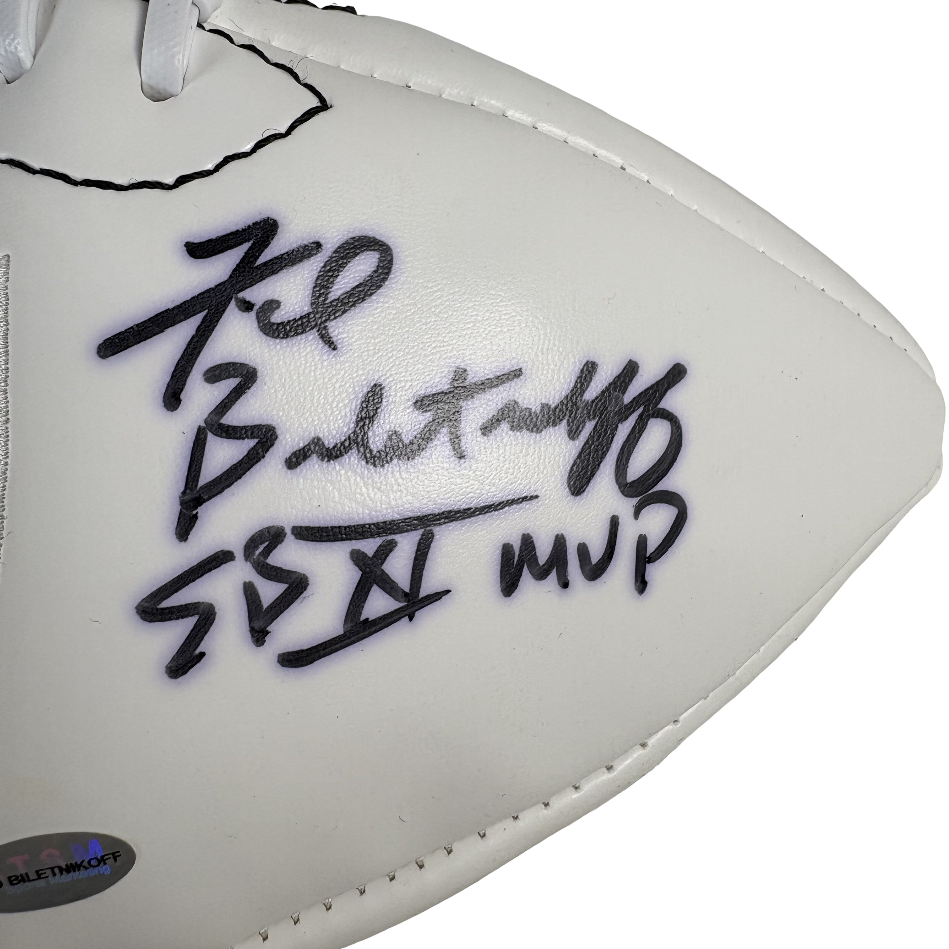 Jim Plunkett & Fred Biletnikoff Oakland Raiders Autographed Signed Football GTSM 