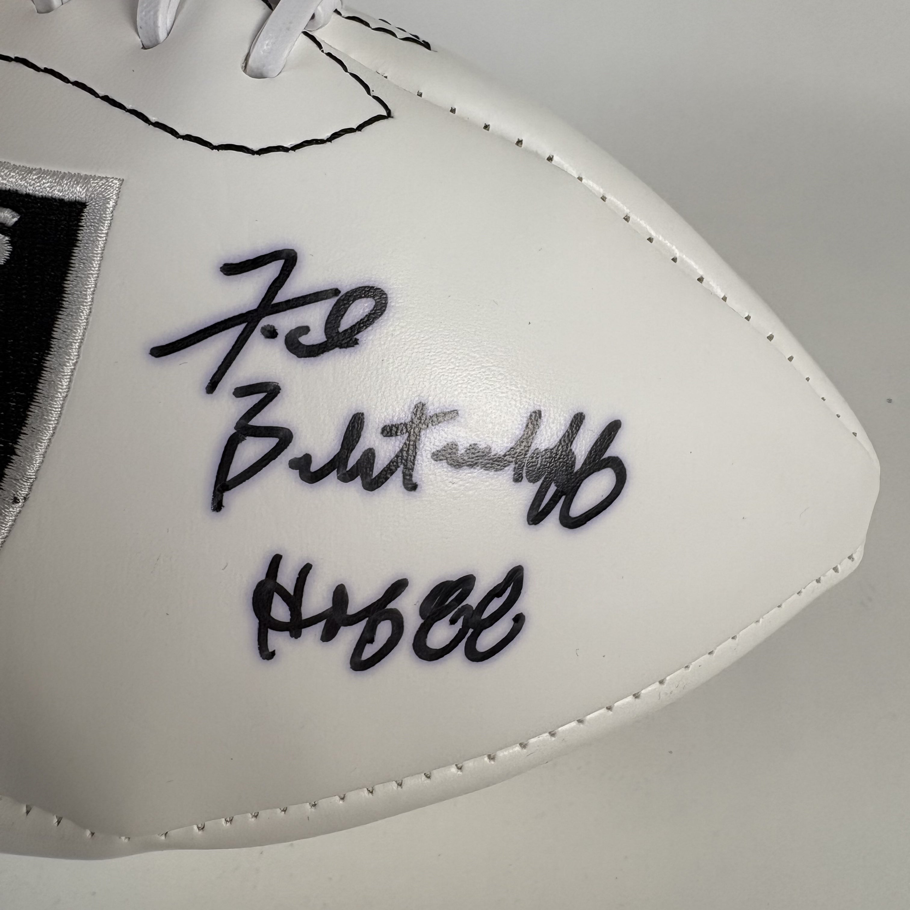 Fred Biletnikoff Oakland Raiders Autographed Signed Football GTSM 