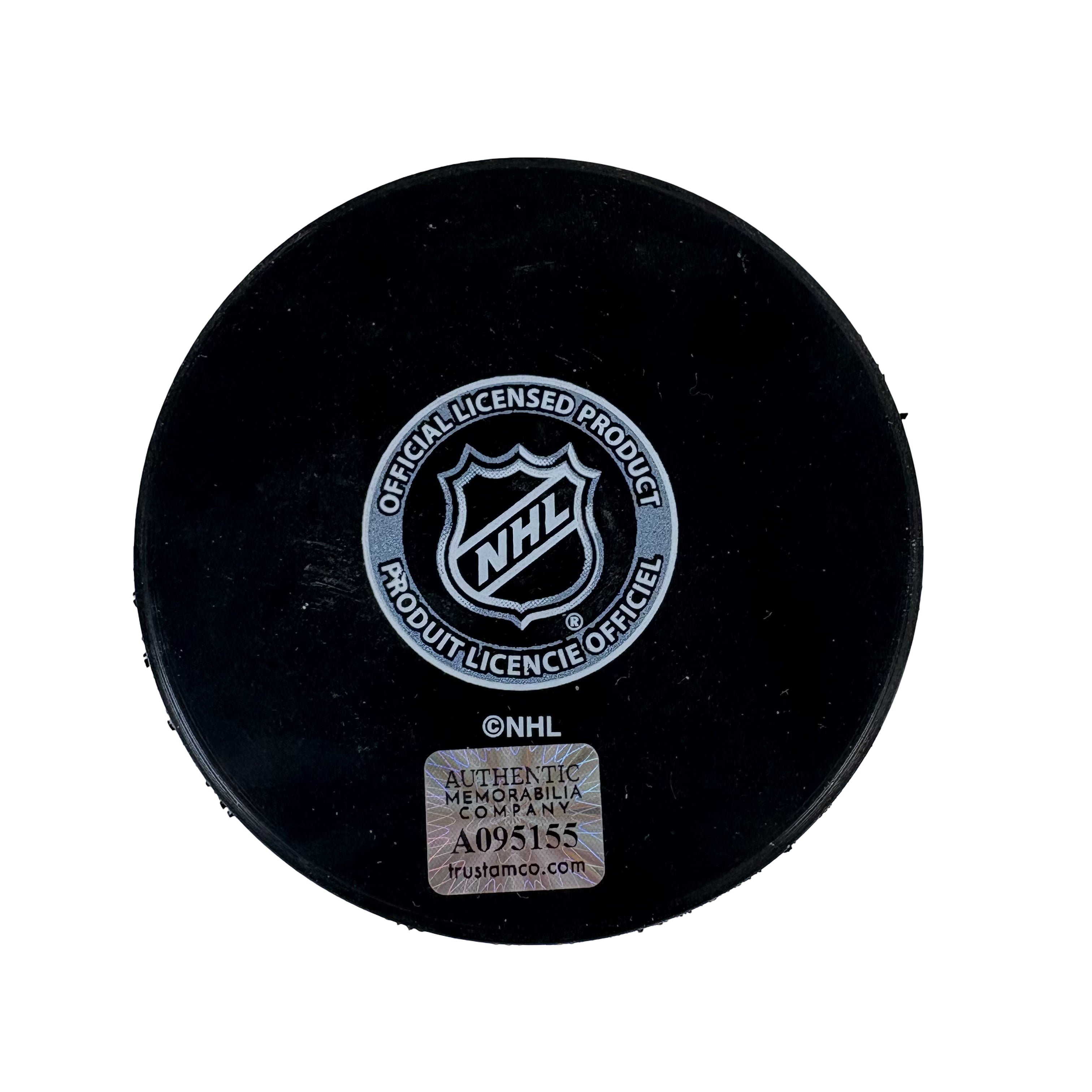 Peter McNab Buffalo Sabres Autographed Signed Hockey Puck AMCo COA