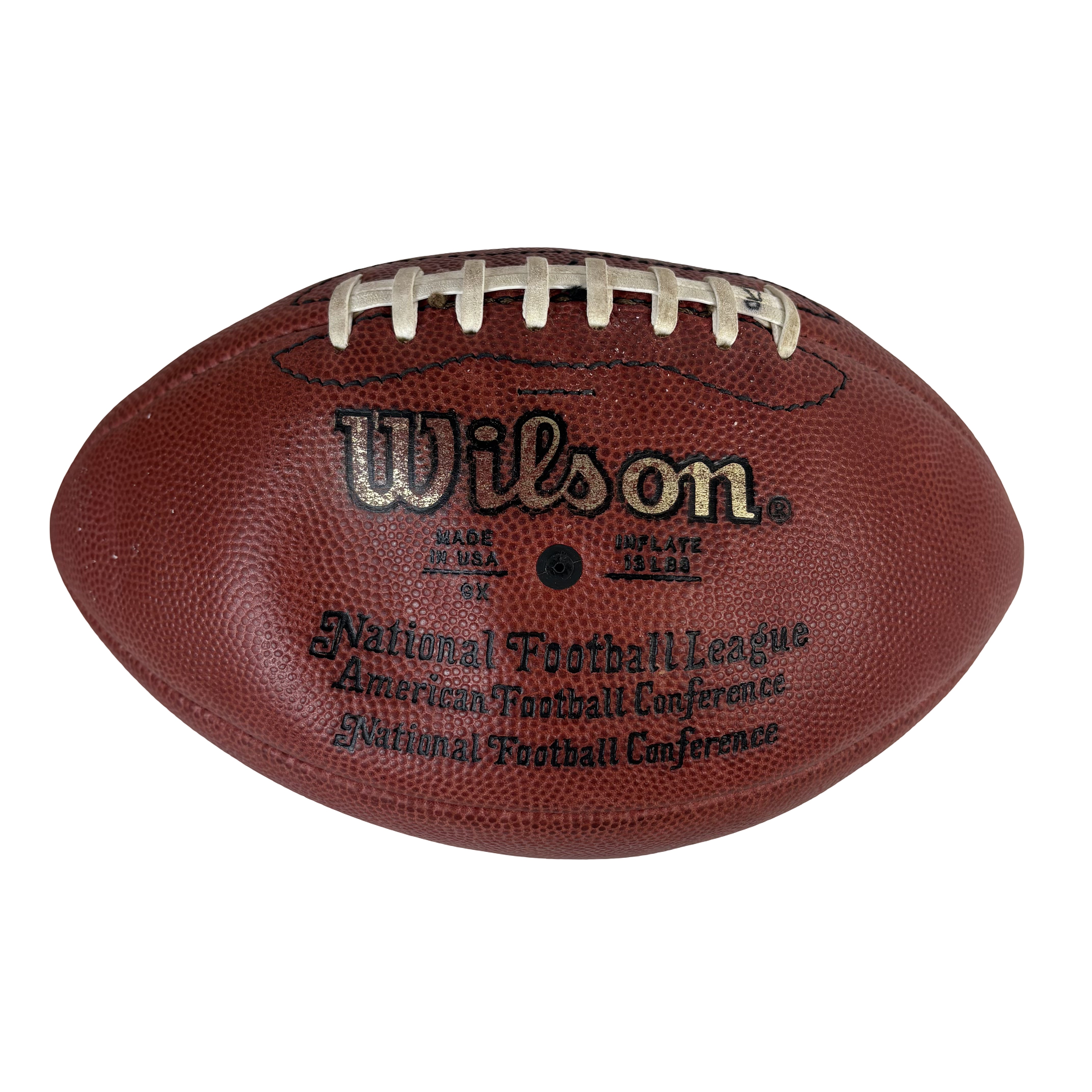 Oakland Raiders 1994 NFL 75th Anniversary Team Issued Used Football GA 