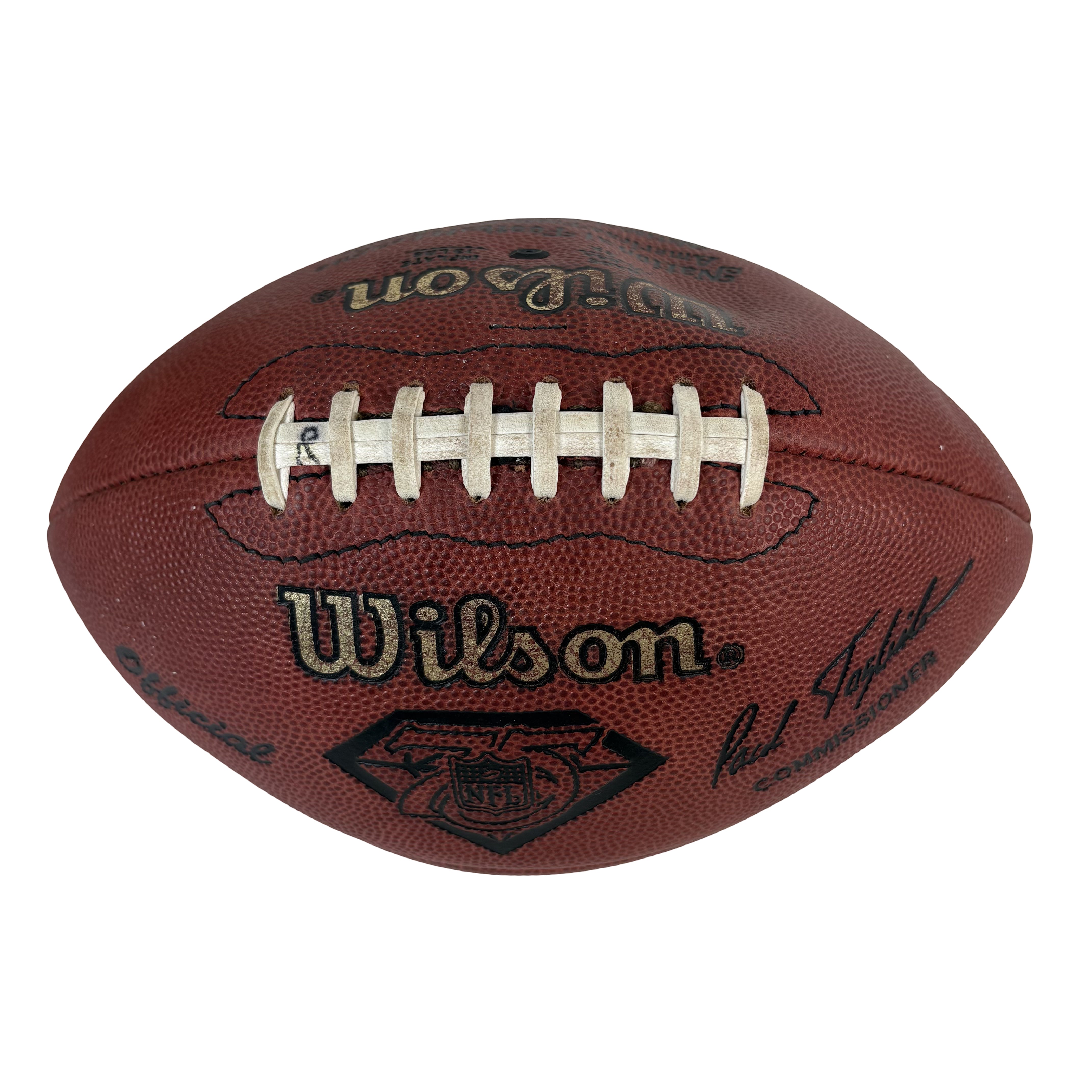 Oakland Raiders 1994 NFL 75th Anniversary Team Issued Used Football GA 