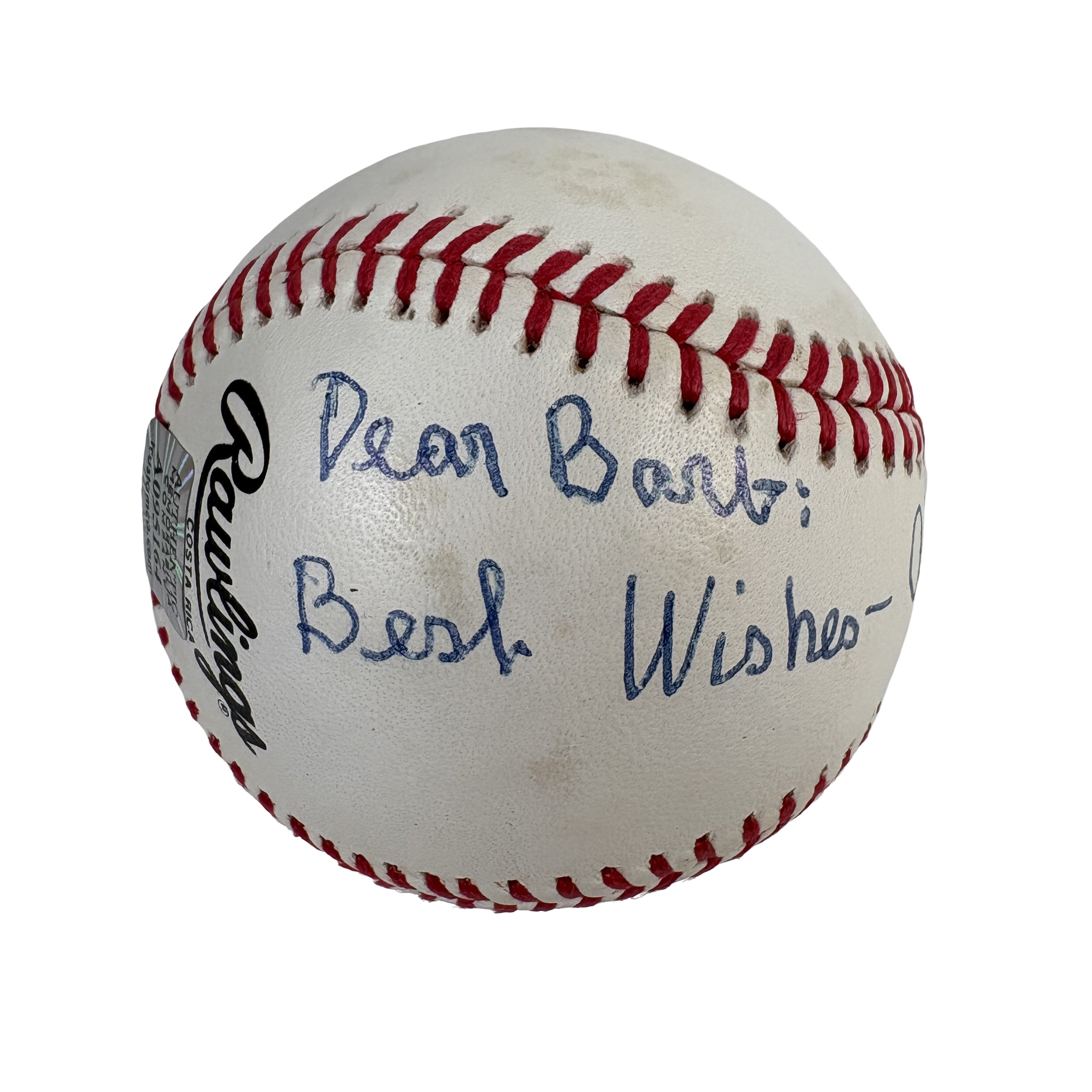 Al Cleffie Fennar Negro League Autographed Signed Baseball AMCo COA