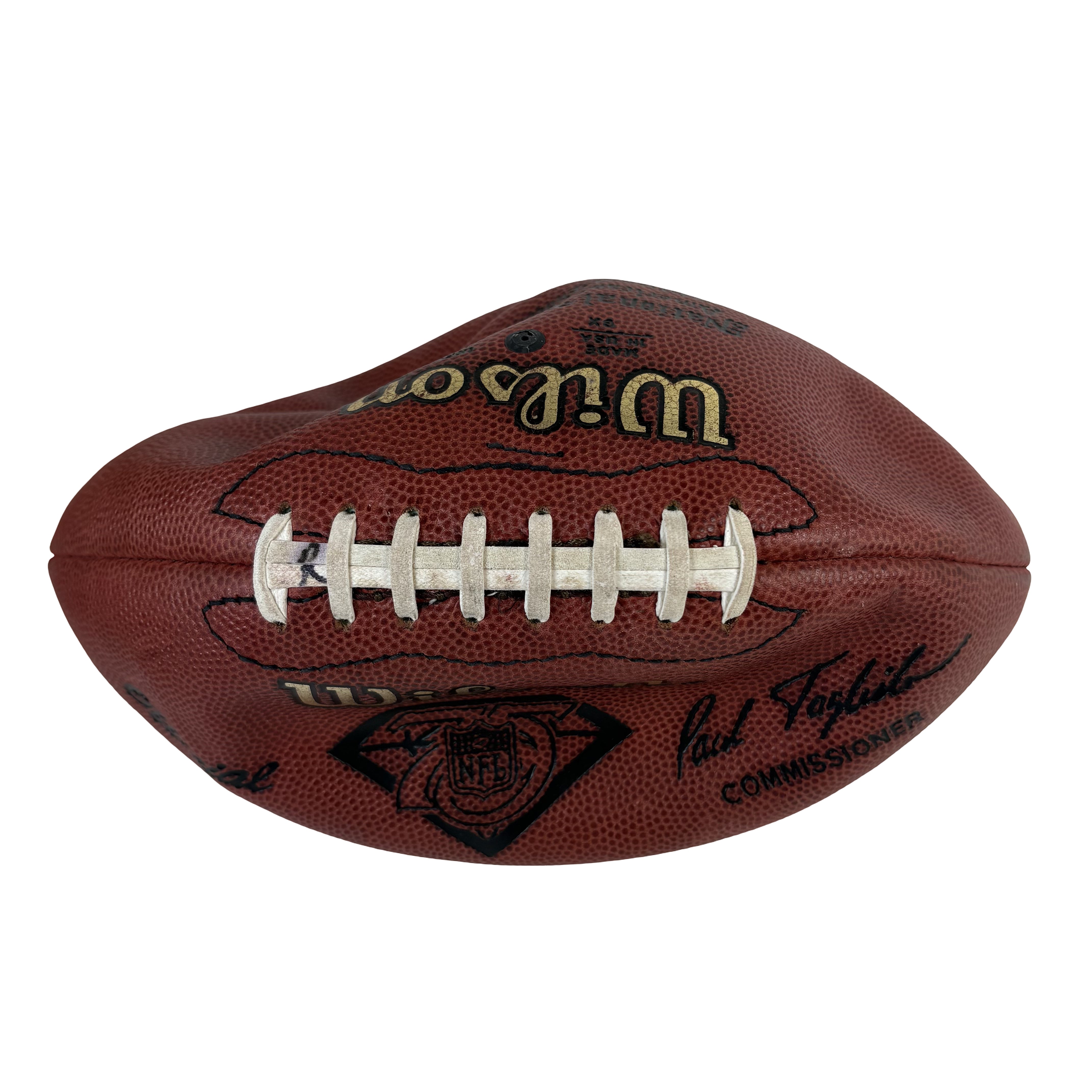 Oakland Raiders 1994 NFL 75th Anniversary Team Issued Used Football GA 