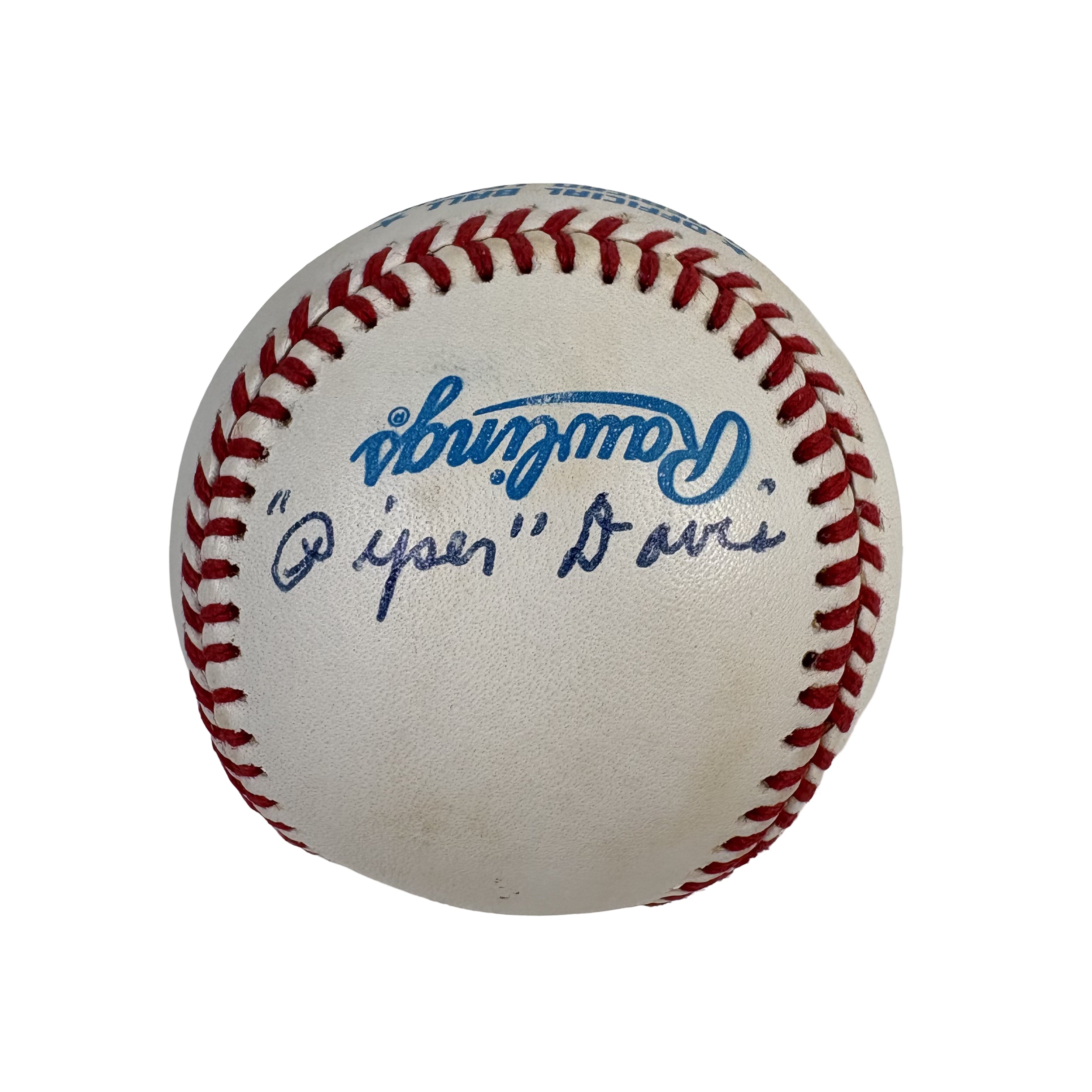 Piper Davis Negro League Autographed Signed Baseball AMCo COA