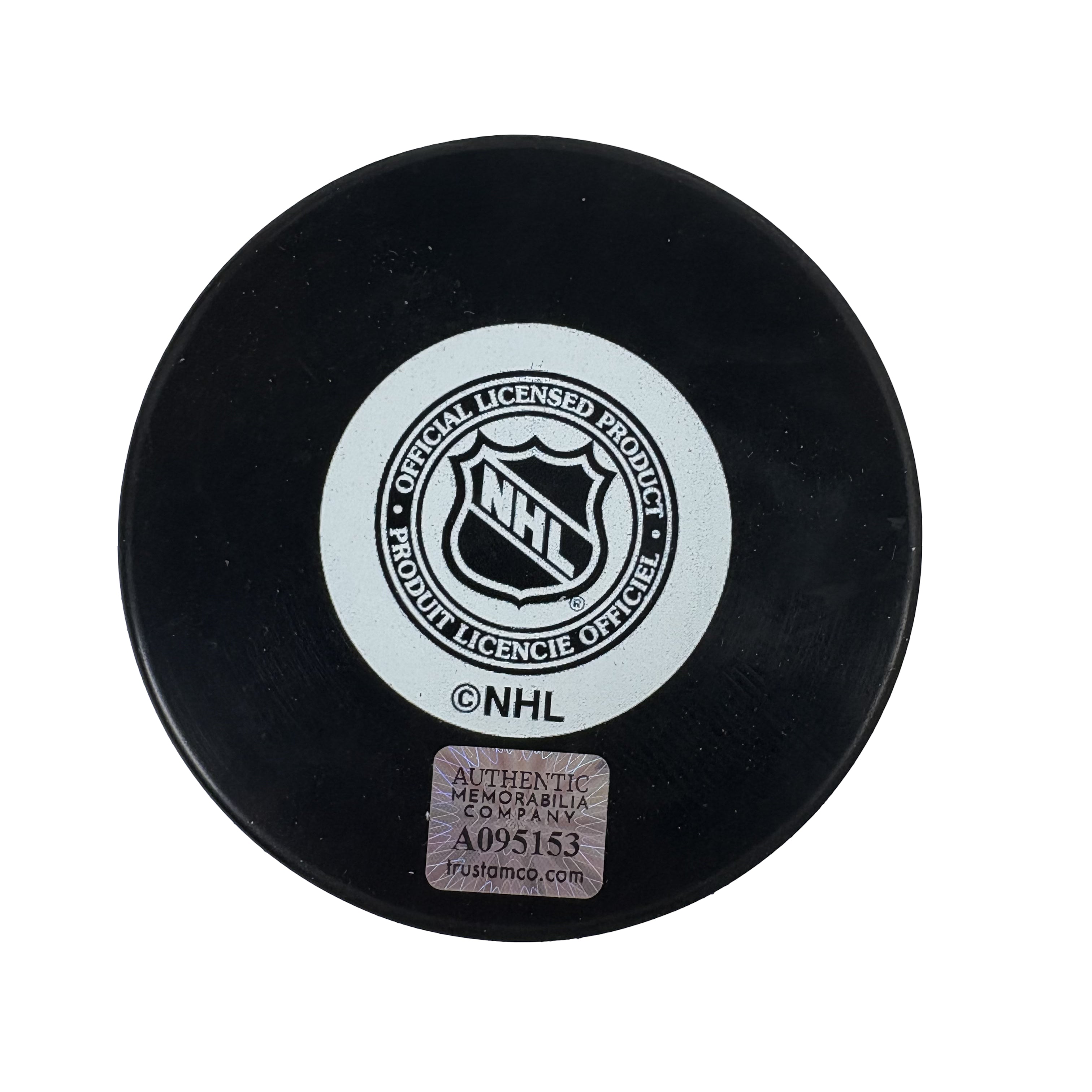 Marcel Bonin Boston Bruins Autographed Signed Hockey Puck AMCo COA