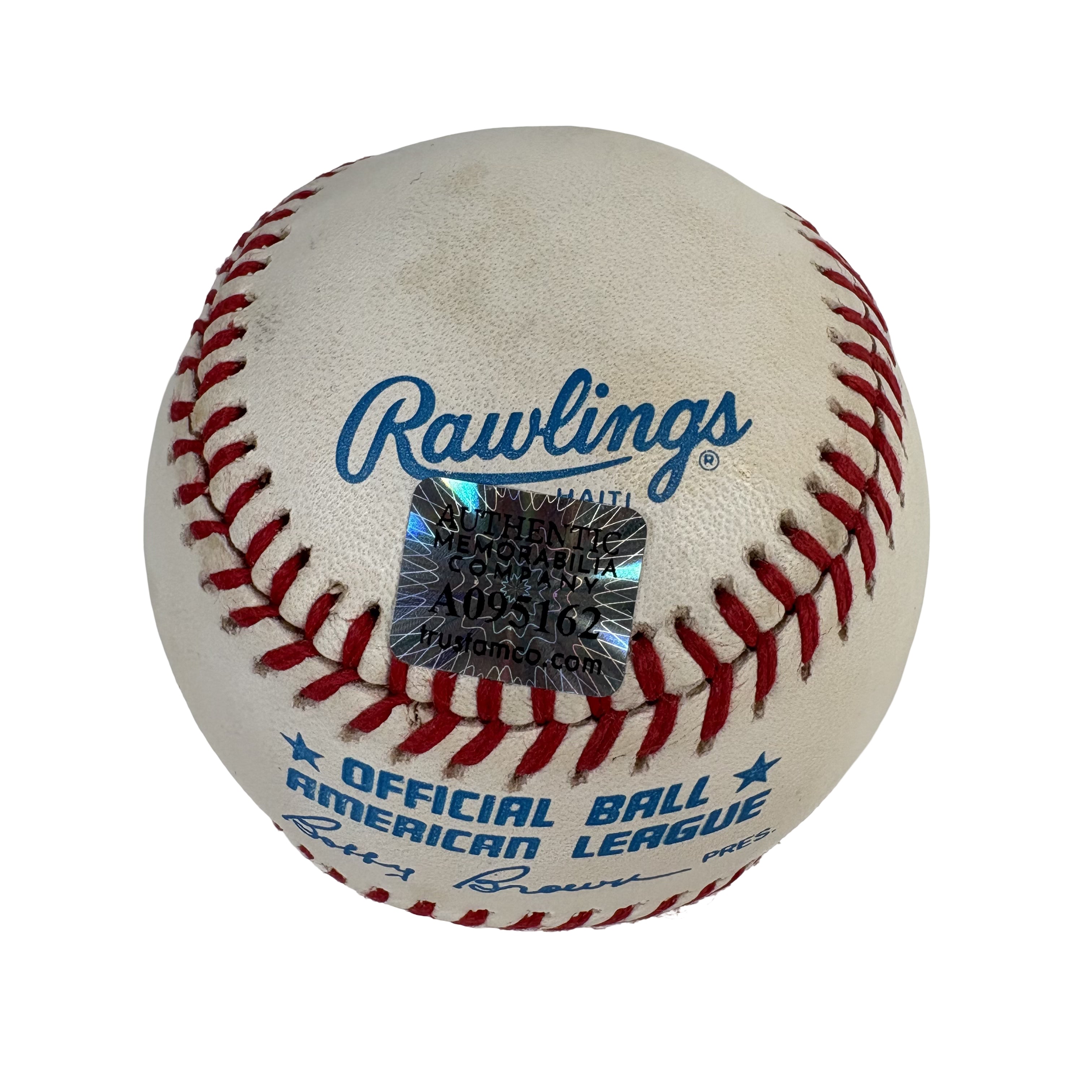 Marlin Pee Wee Carter Negro League Autographed Signed Baseball AMCo COA