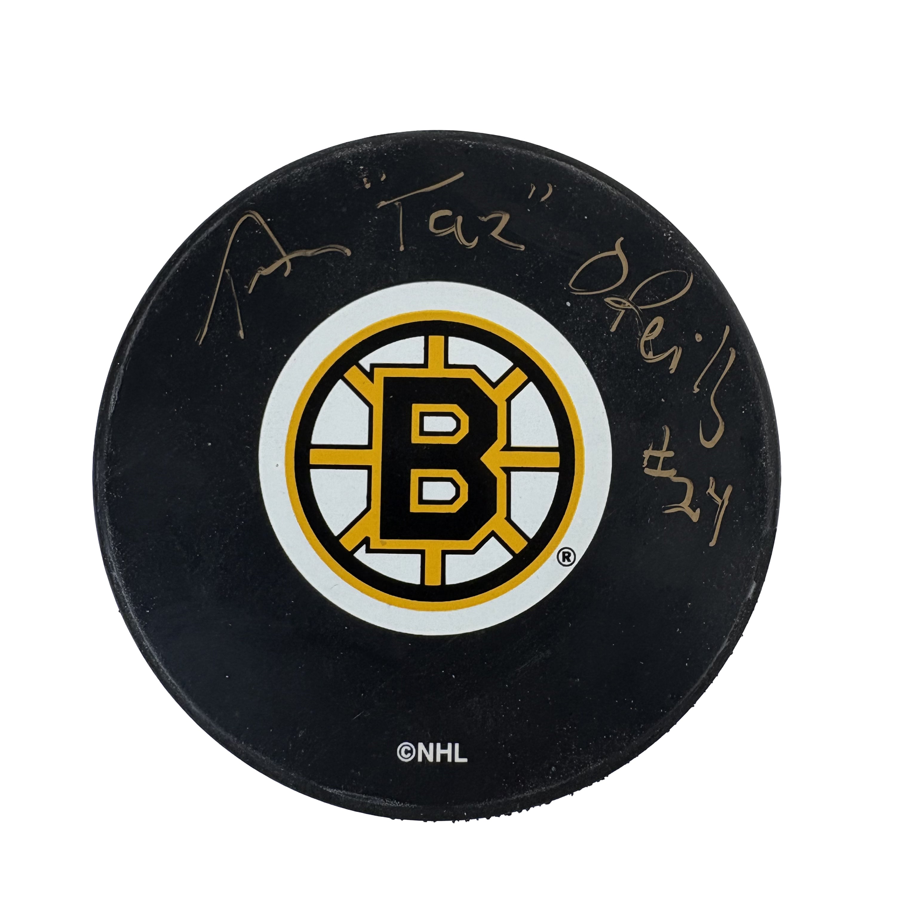 Terry O'Reilly Boston Bruins Autographed Signed Hockey Puck AMCo COA