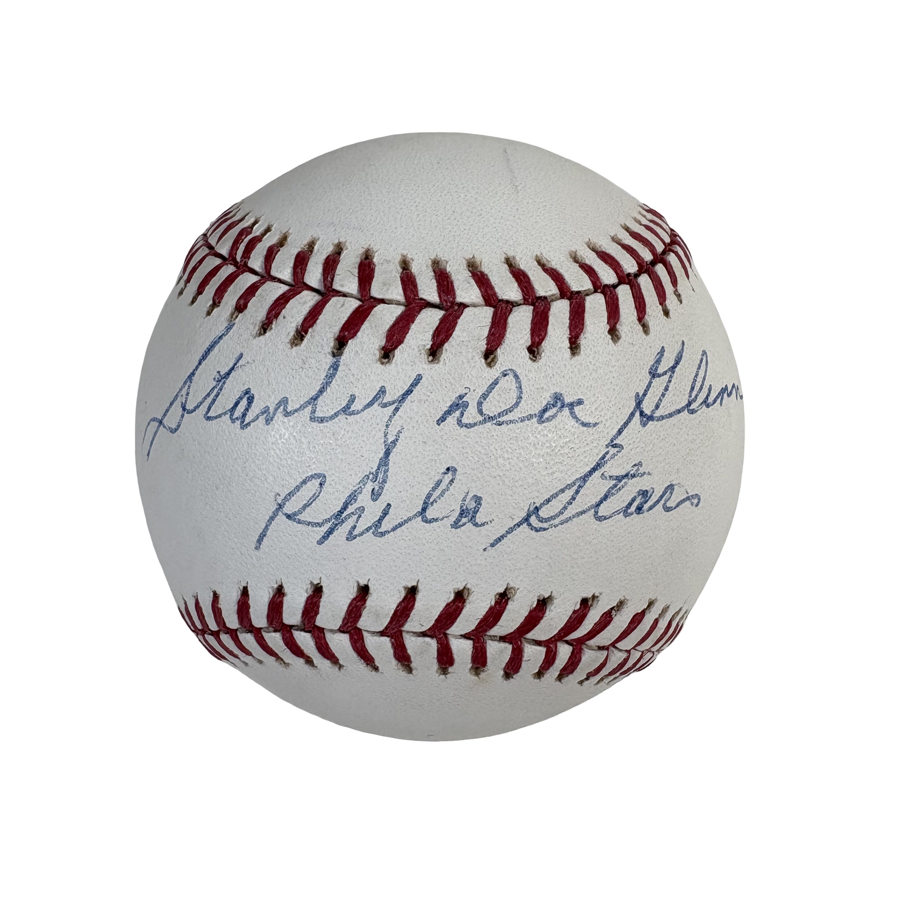 Stanley Doc Glenn Negro League Autographed Signed Baseball AMCo COA