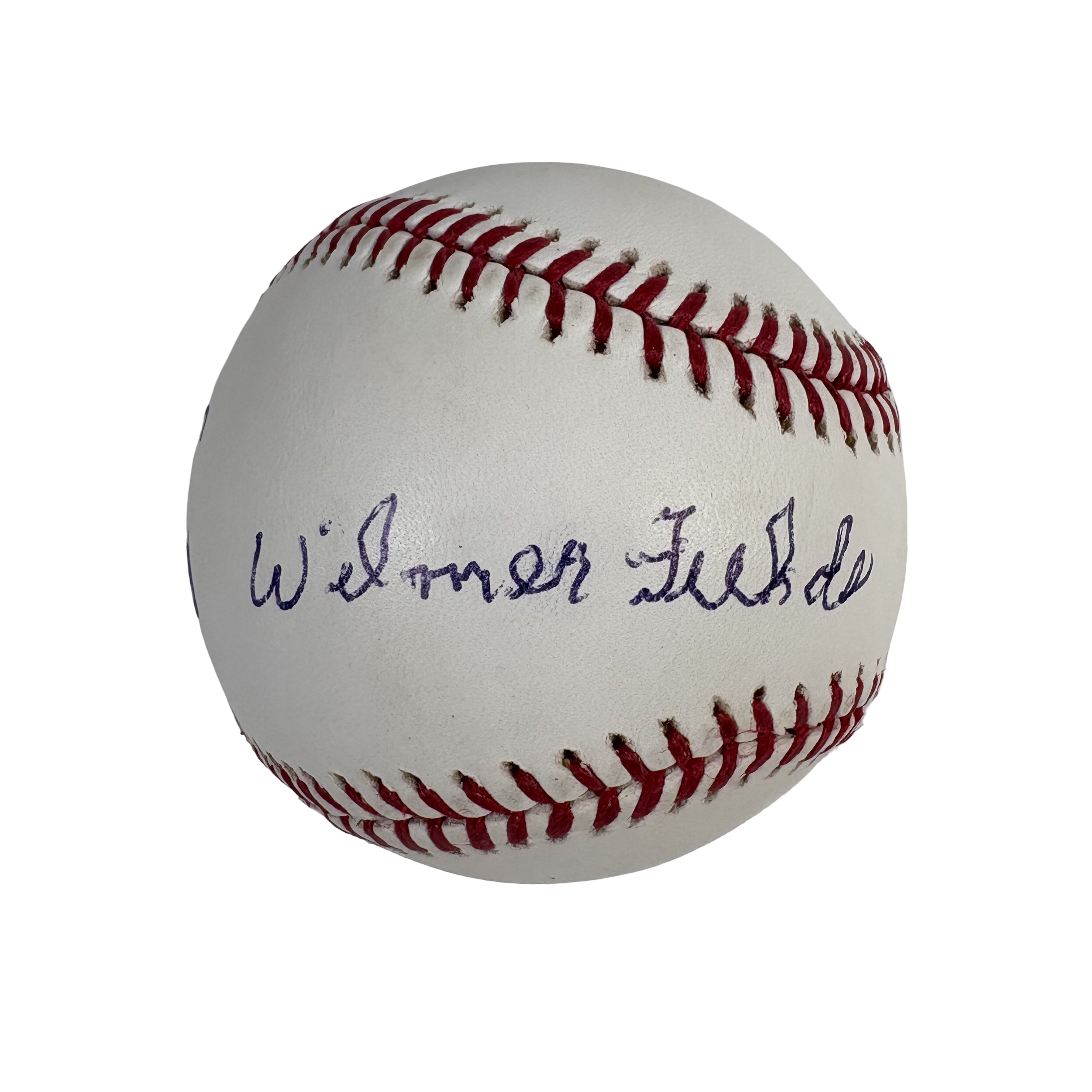 Wilmer Fields Negro League Autographed Signed Baseball MLB Holo