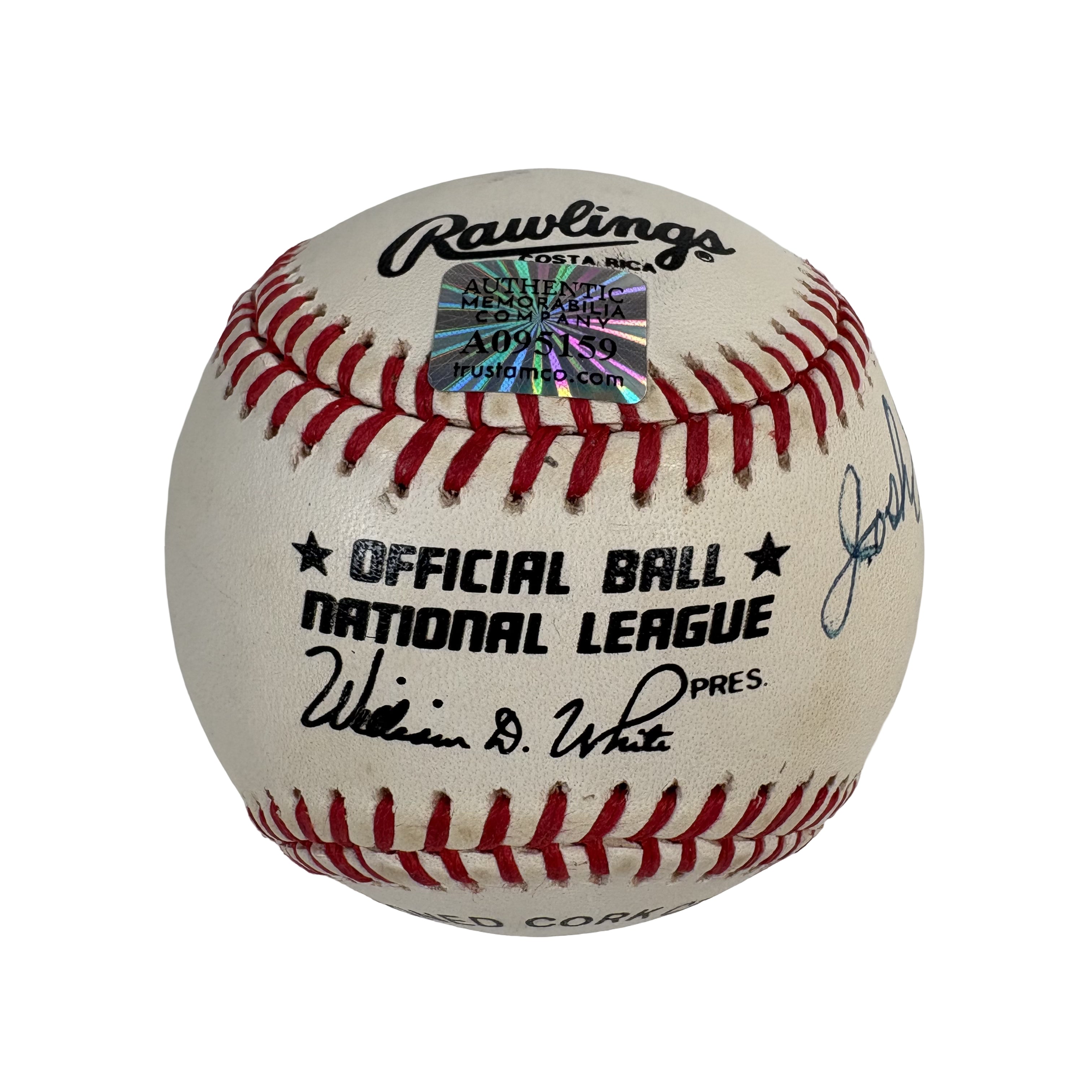 Josh Johnson Negro League Autographed Signed Baseball AMCo COA