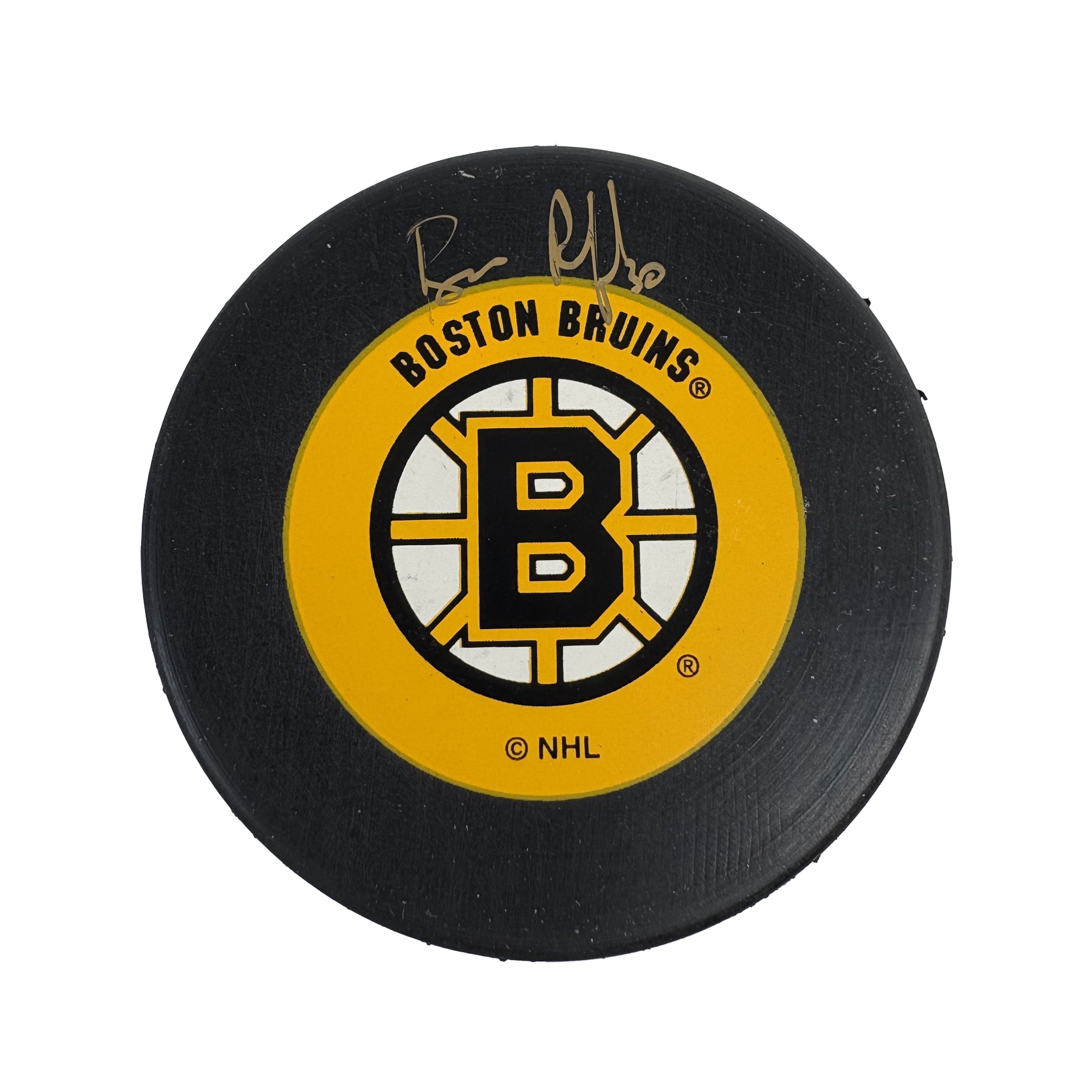 Bill Ranford Boston Bruins Autographed Signed Hockey Puck AMCo COA