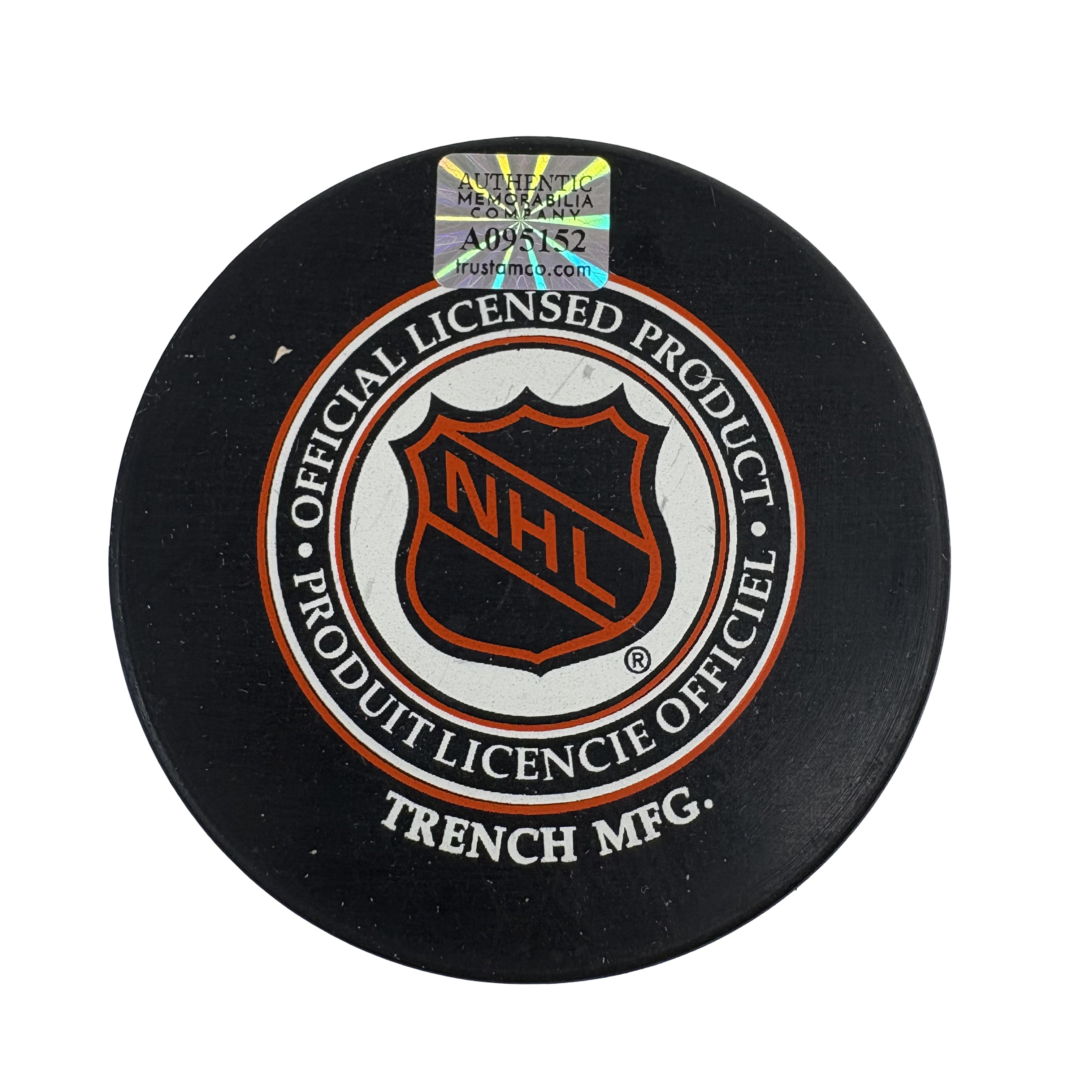 Bill Ranford Boston Bruins Autographed Signed Hockey Puck AMCo COA