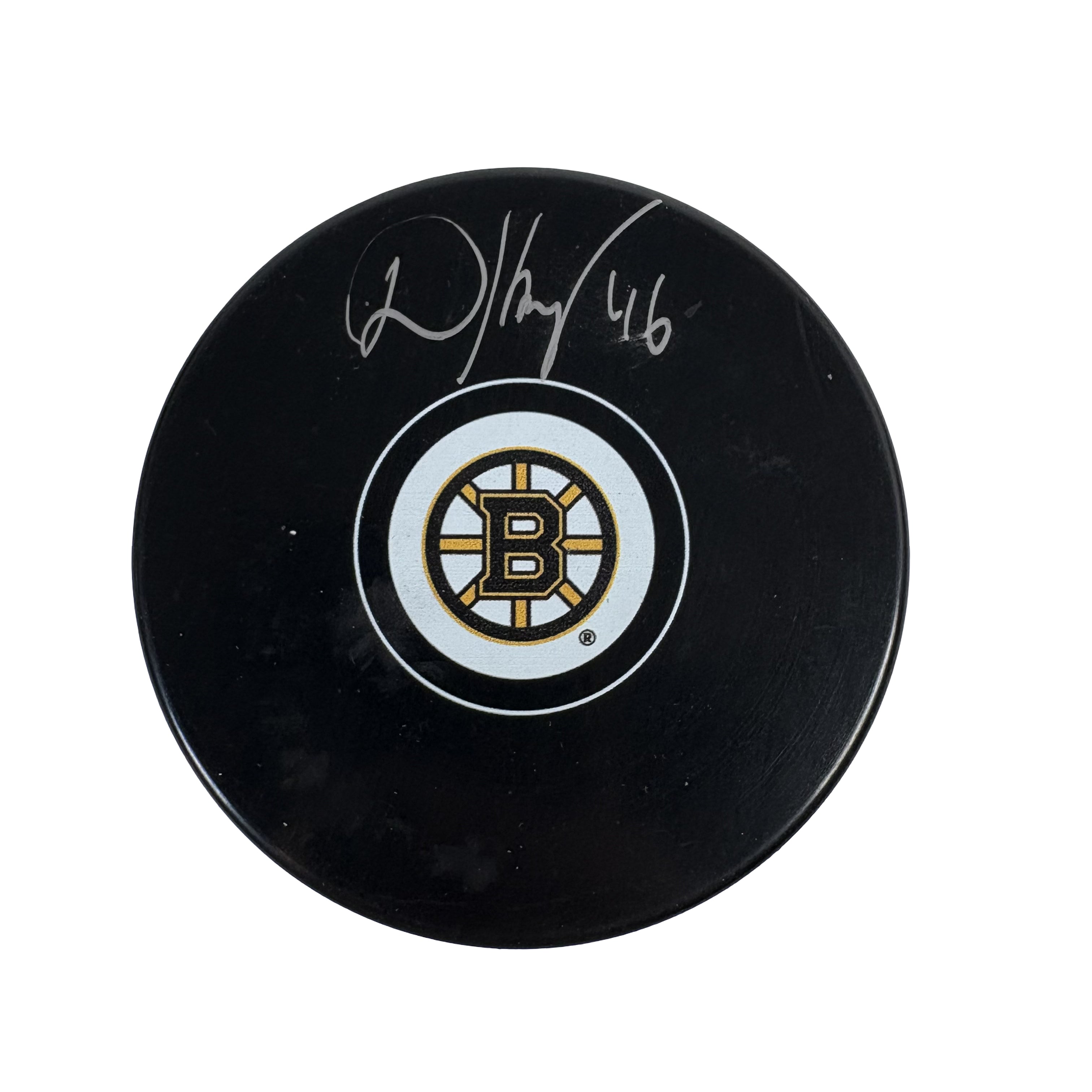 David Krejci Boston Bruins Autographed Signed Hockey Puck Krejci Holo