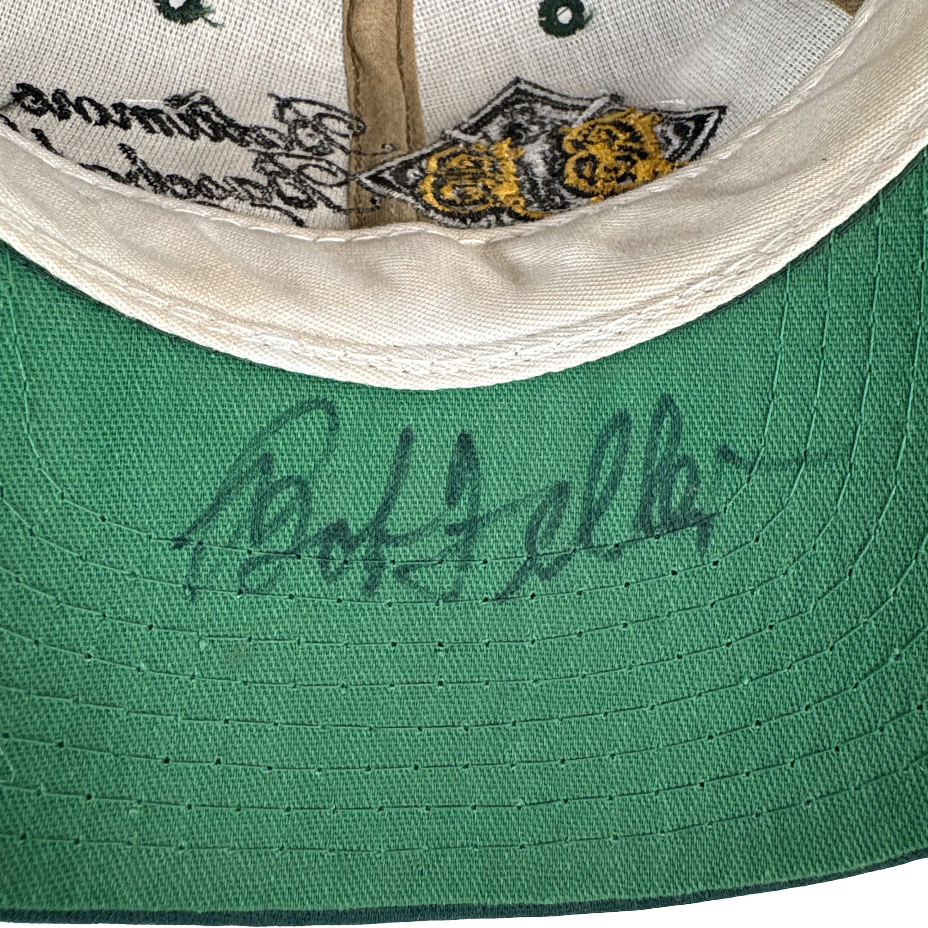 Bob Feller Cleveland Indians Autographed Signed Baseball Hat AMCo COA