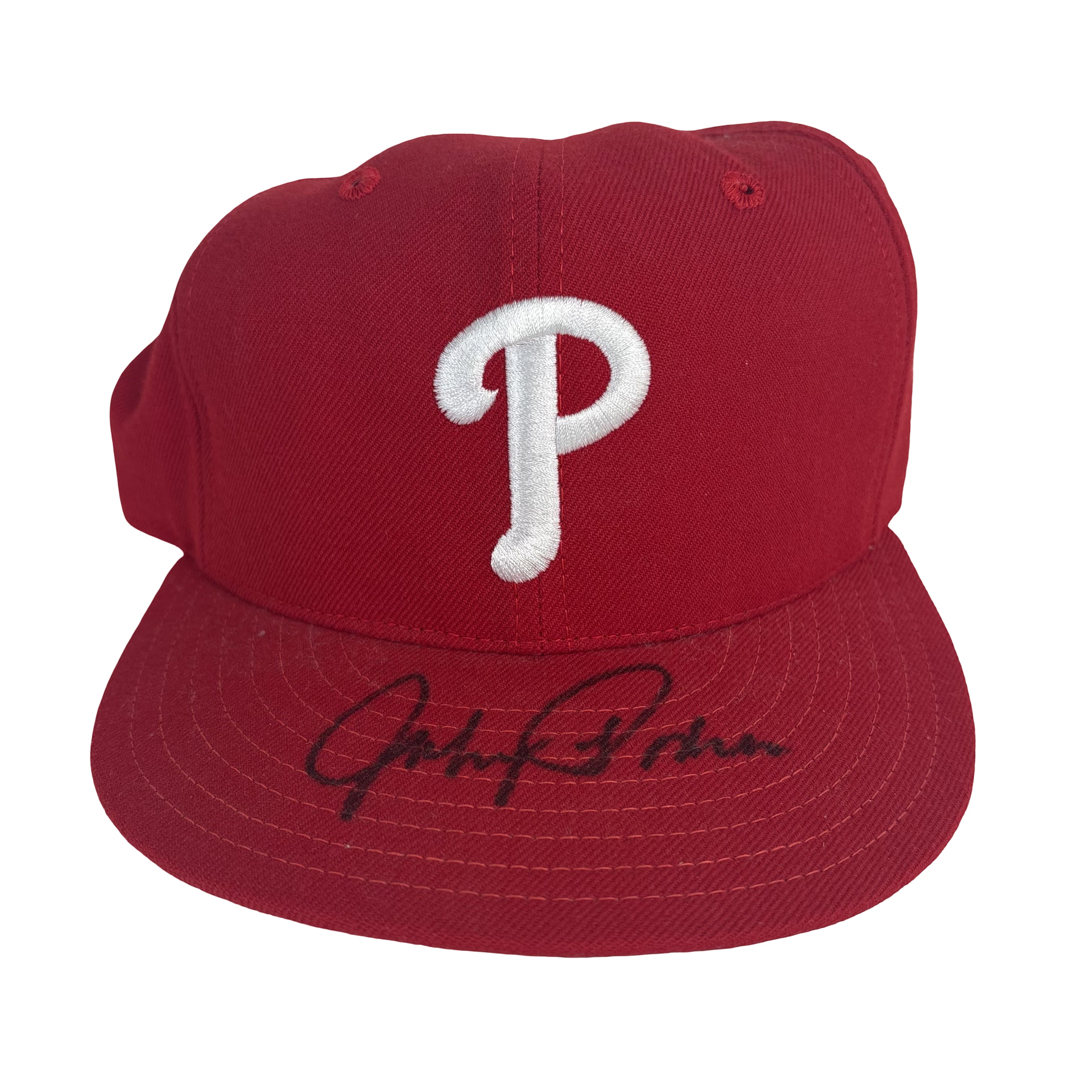 Johnny Podres Philadelphia Phillies Autographed Signed New Era Baseball Hat AMCo COA