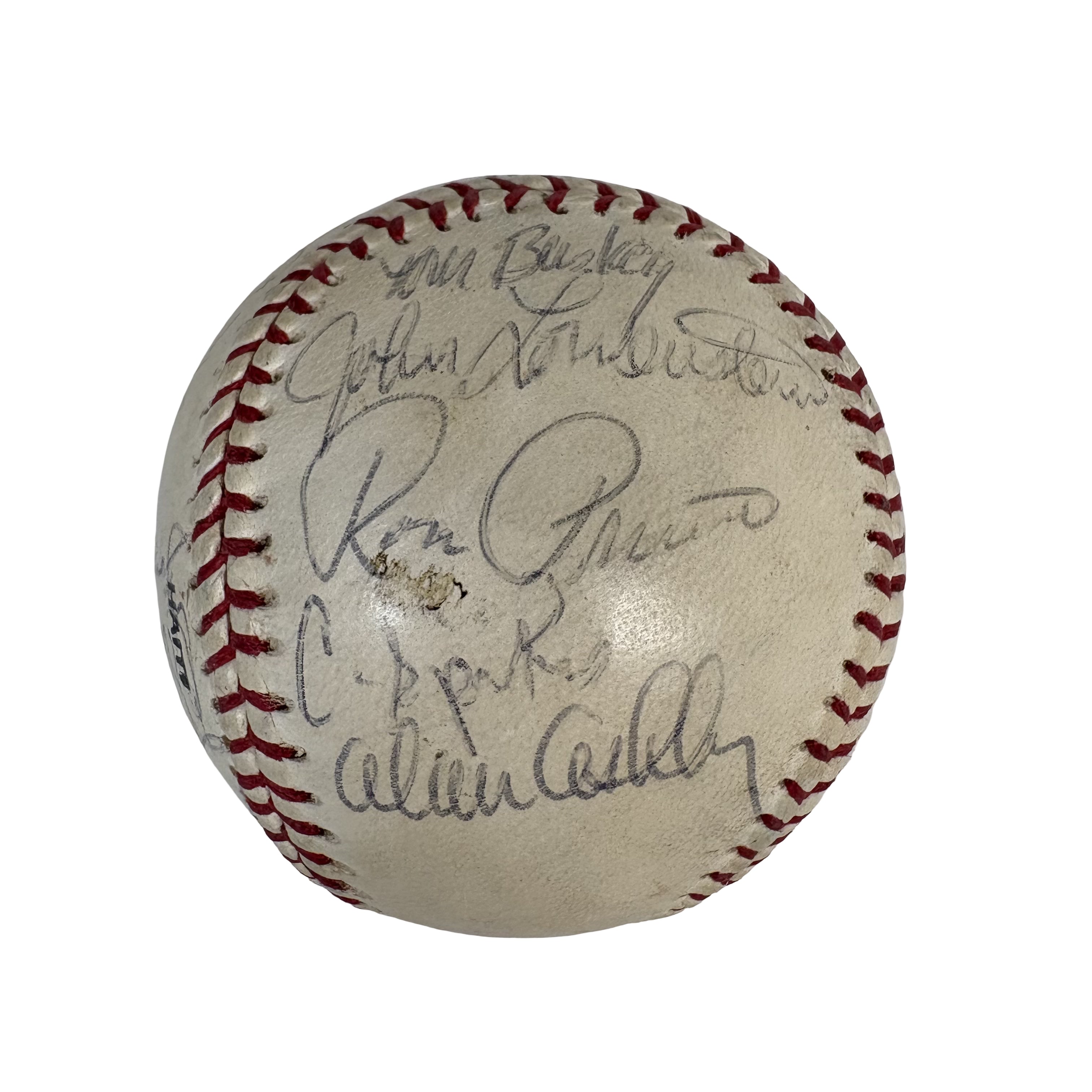 1976 Cleveland Indians Team Autographed Signed Baseball AMCo LOA