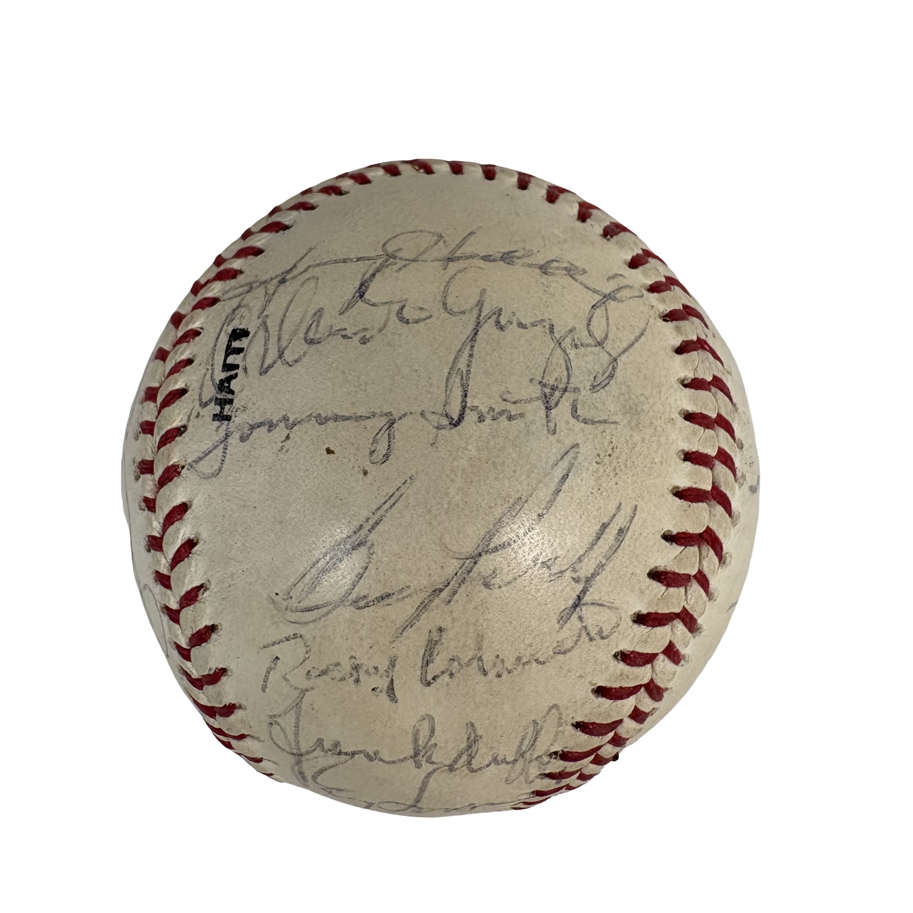 1976 Cleveland Indians Team Autographed Signed Baseball AMCo LOA