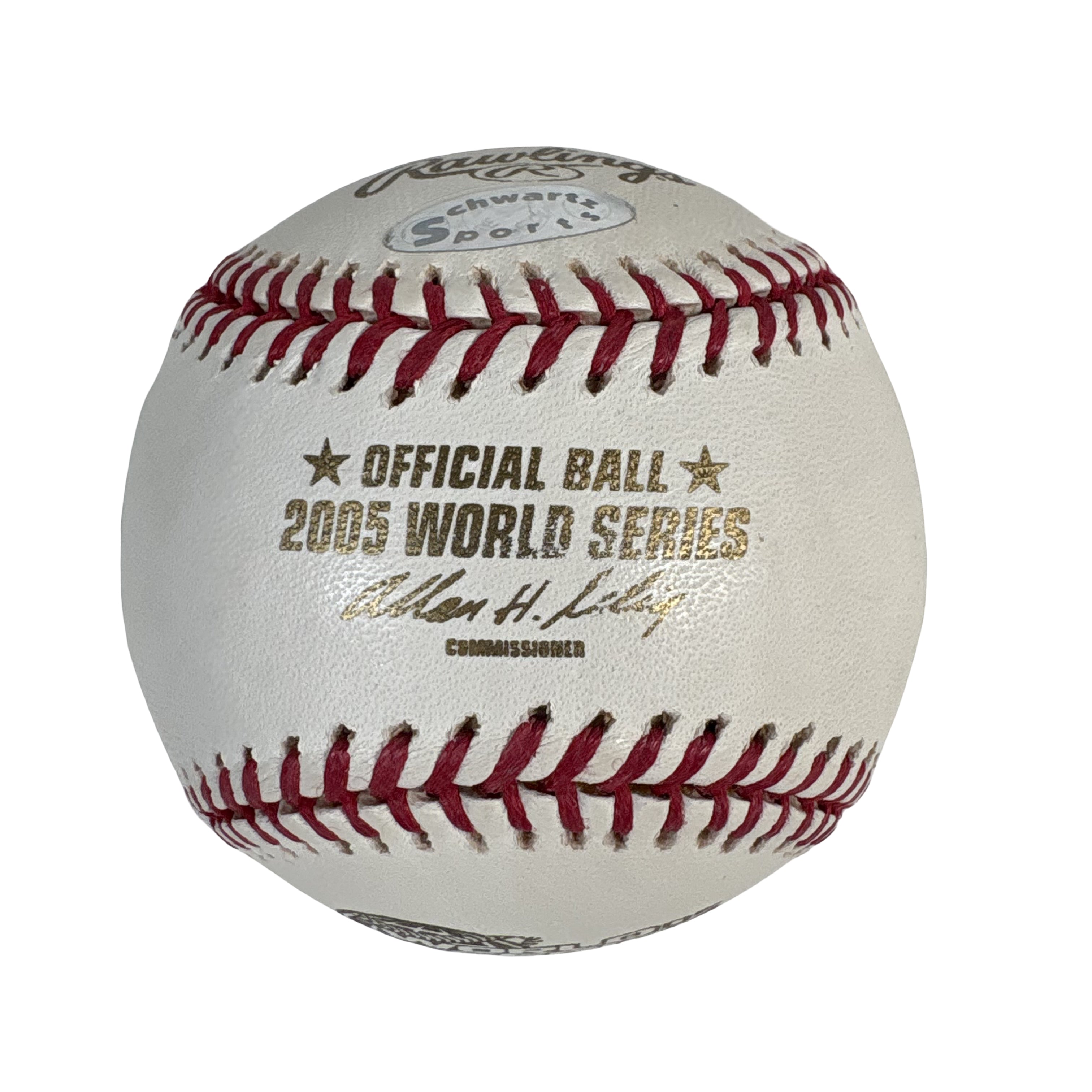2005 Chicago White Sox Coaches World Series Autographed Signed Baseball Schwartz 