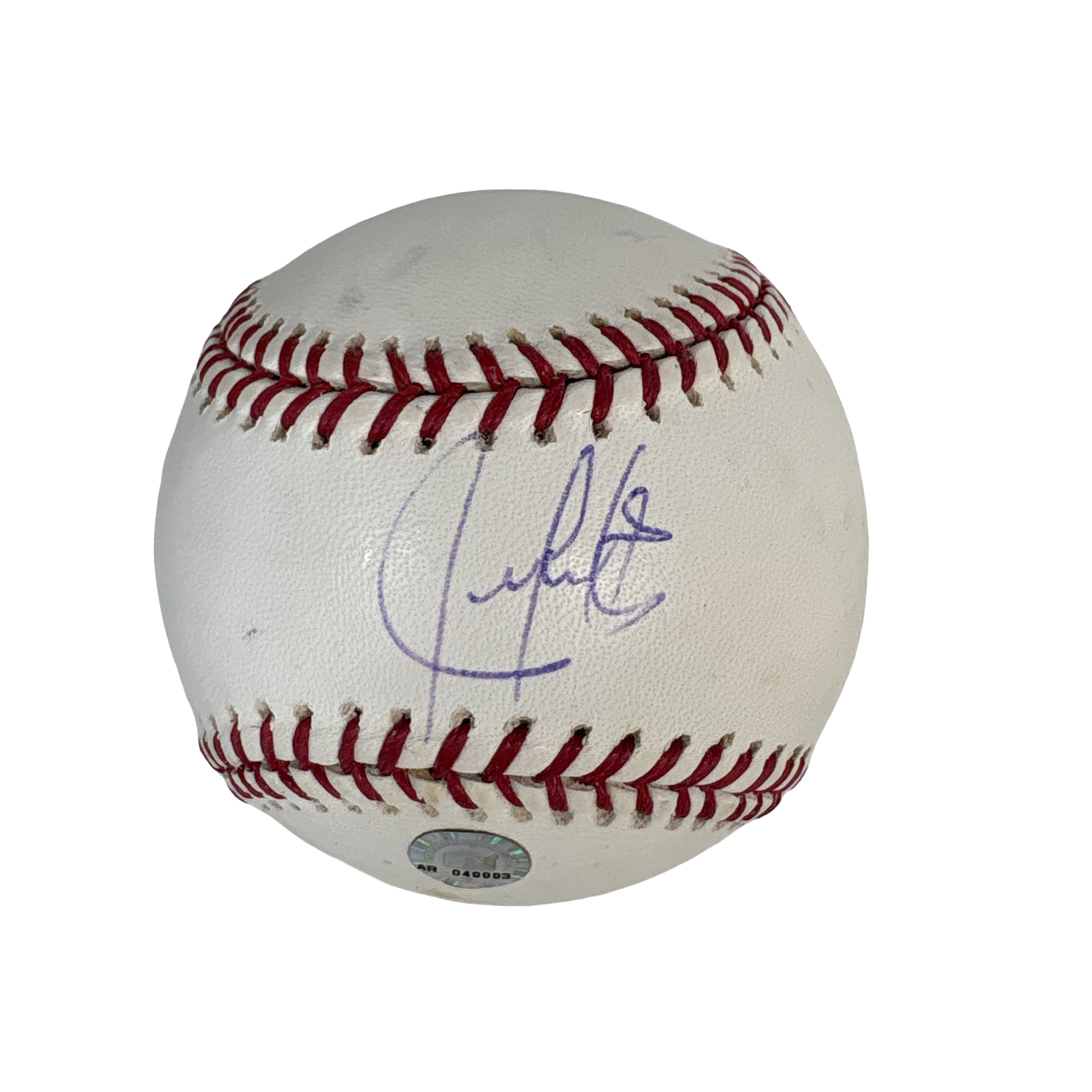 Juan Gonzalez Texas Rangers Autographed Signed Baseball MLB Holo