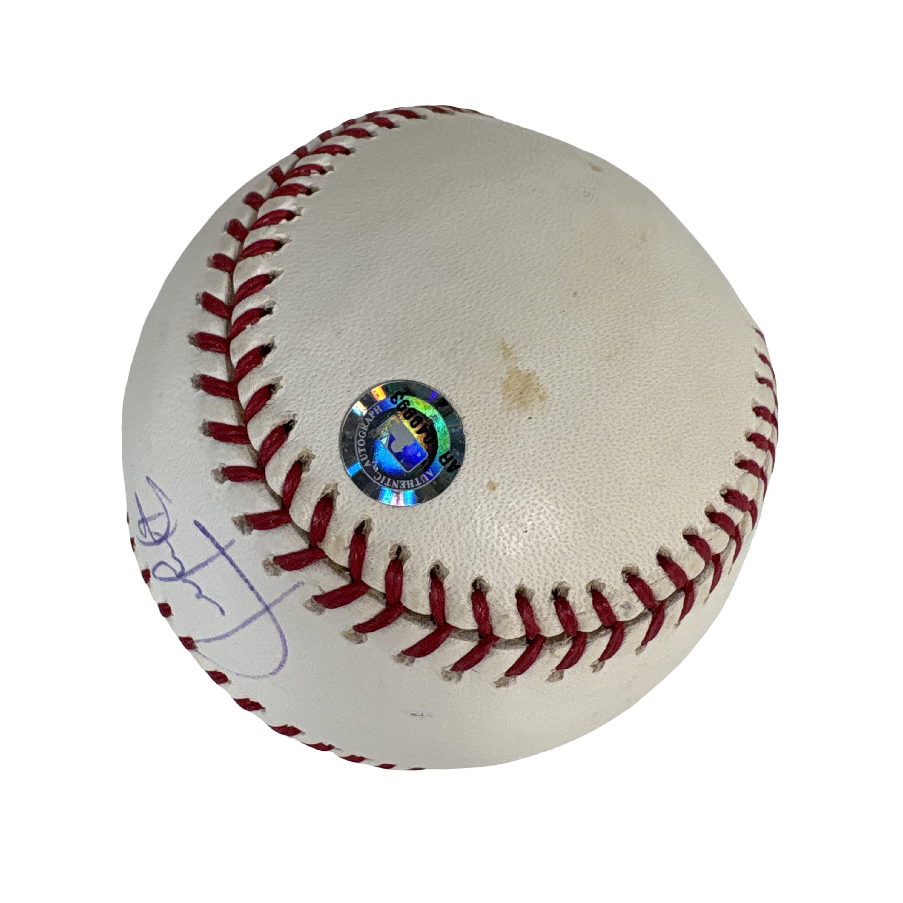 Juan Gonzalez Texas Rangers Autographed Signed Baseball MLB Holo