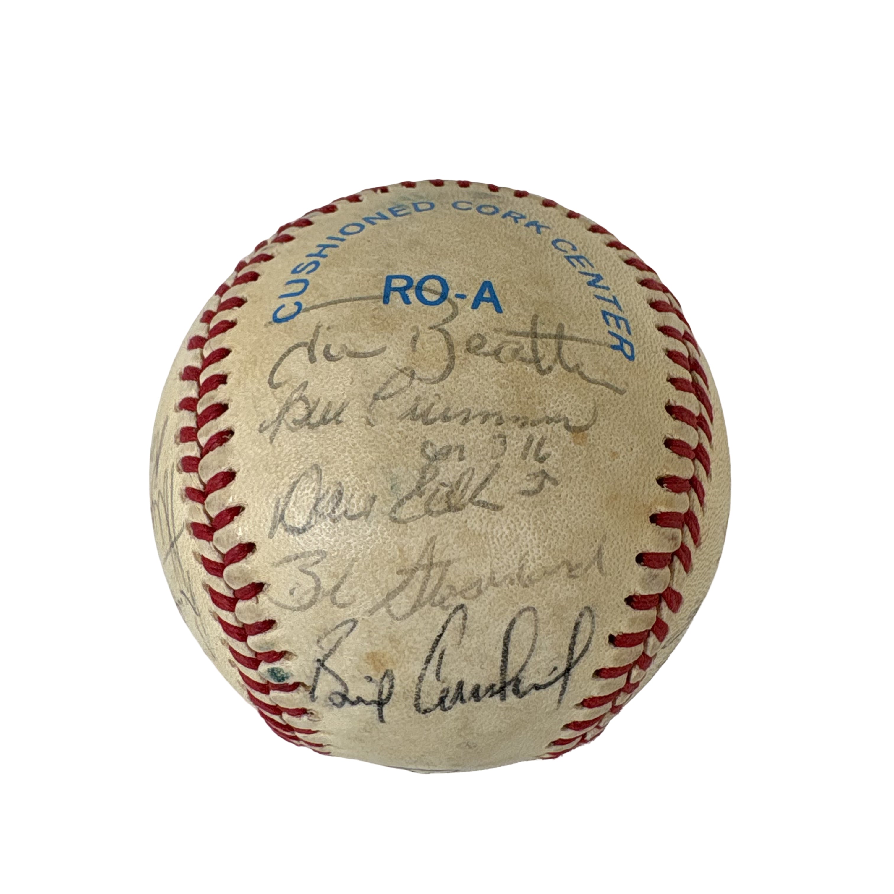 1983 Seattle Mariners Team Autographed Signed Baseball AMCo LOA