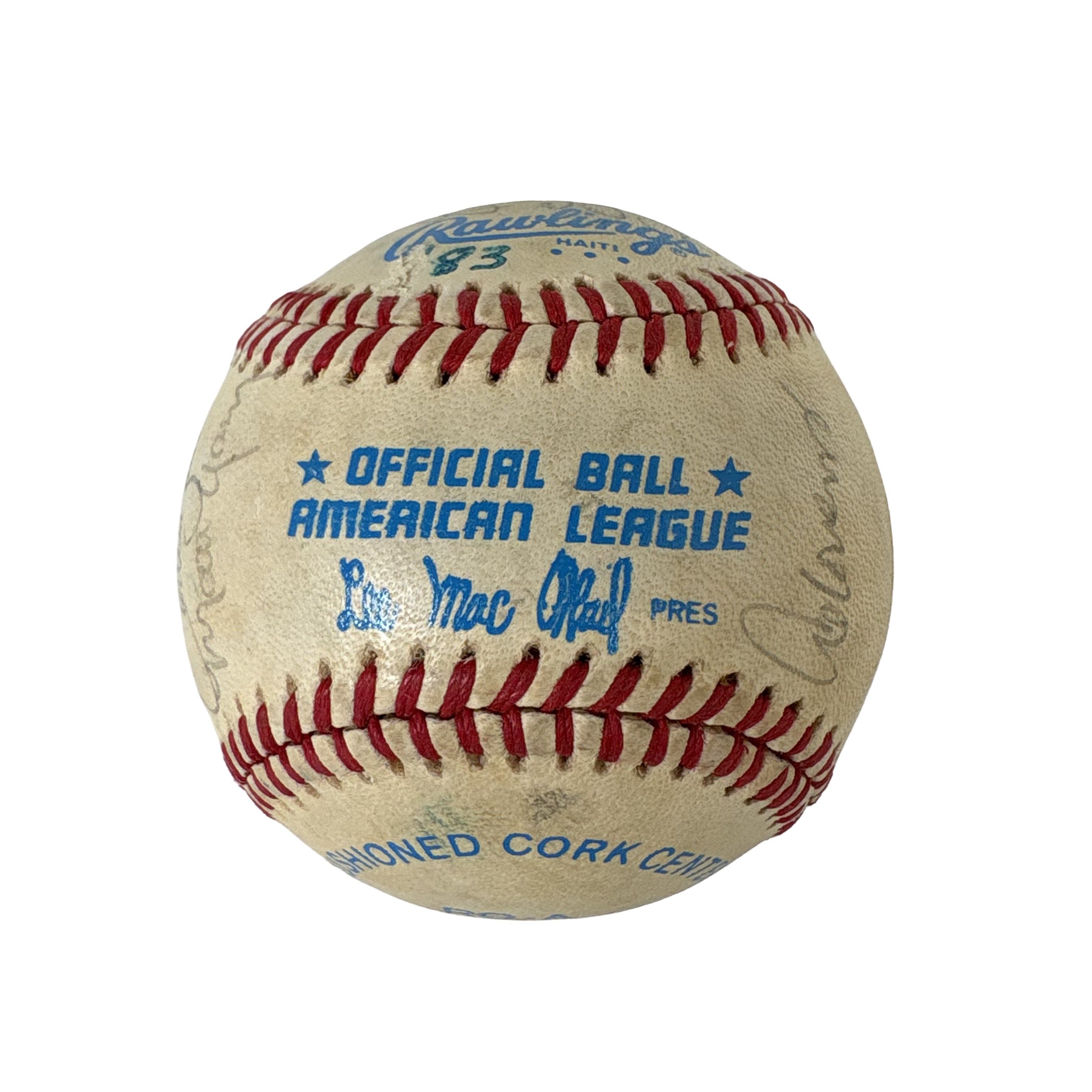 1983 Seattle Mariners Team Autographed Signed Baseball AMCo LOA