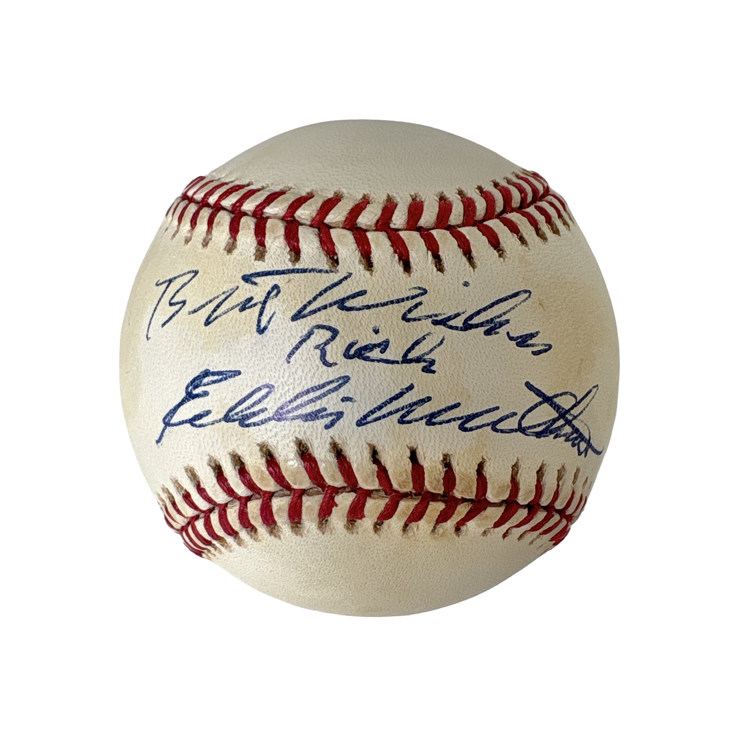Eddie Mathews Milwaukee Braves Autographed Signed Baseball AMCo COA