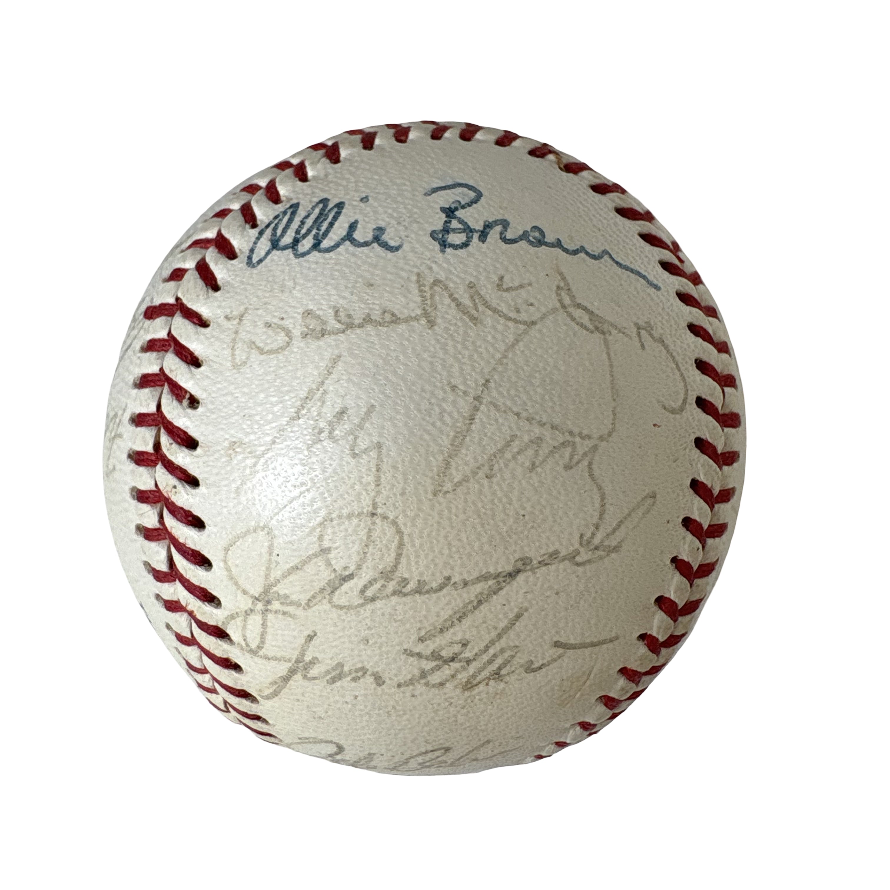 1966 San Francisco Giants Team Autographed Signed Baseball AMCo LOA