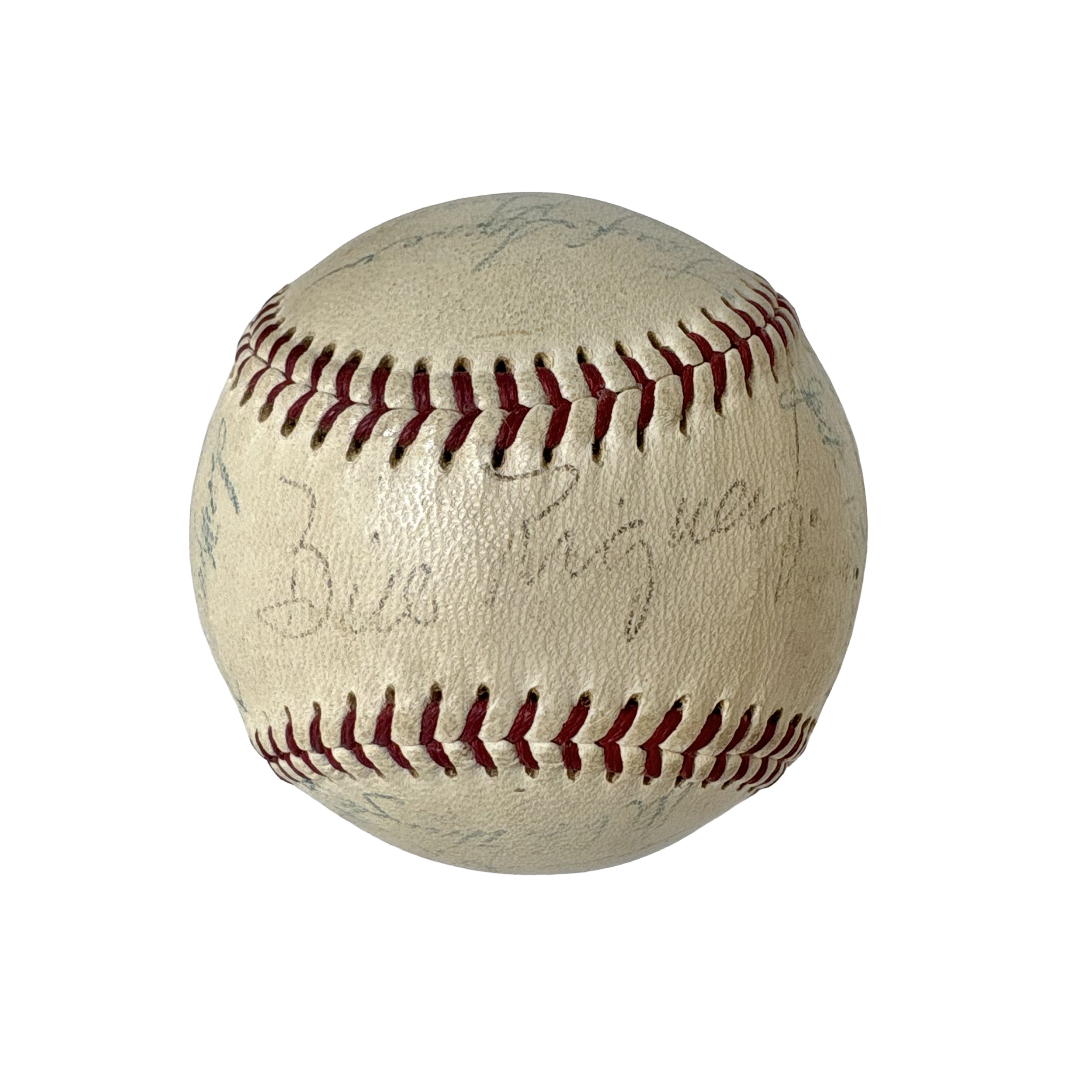 1956 New York Giants Willie Mays Team Autographed Signed Baseball AMCo LOA