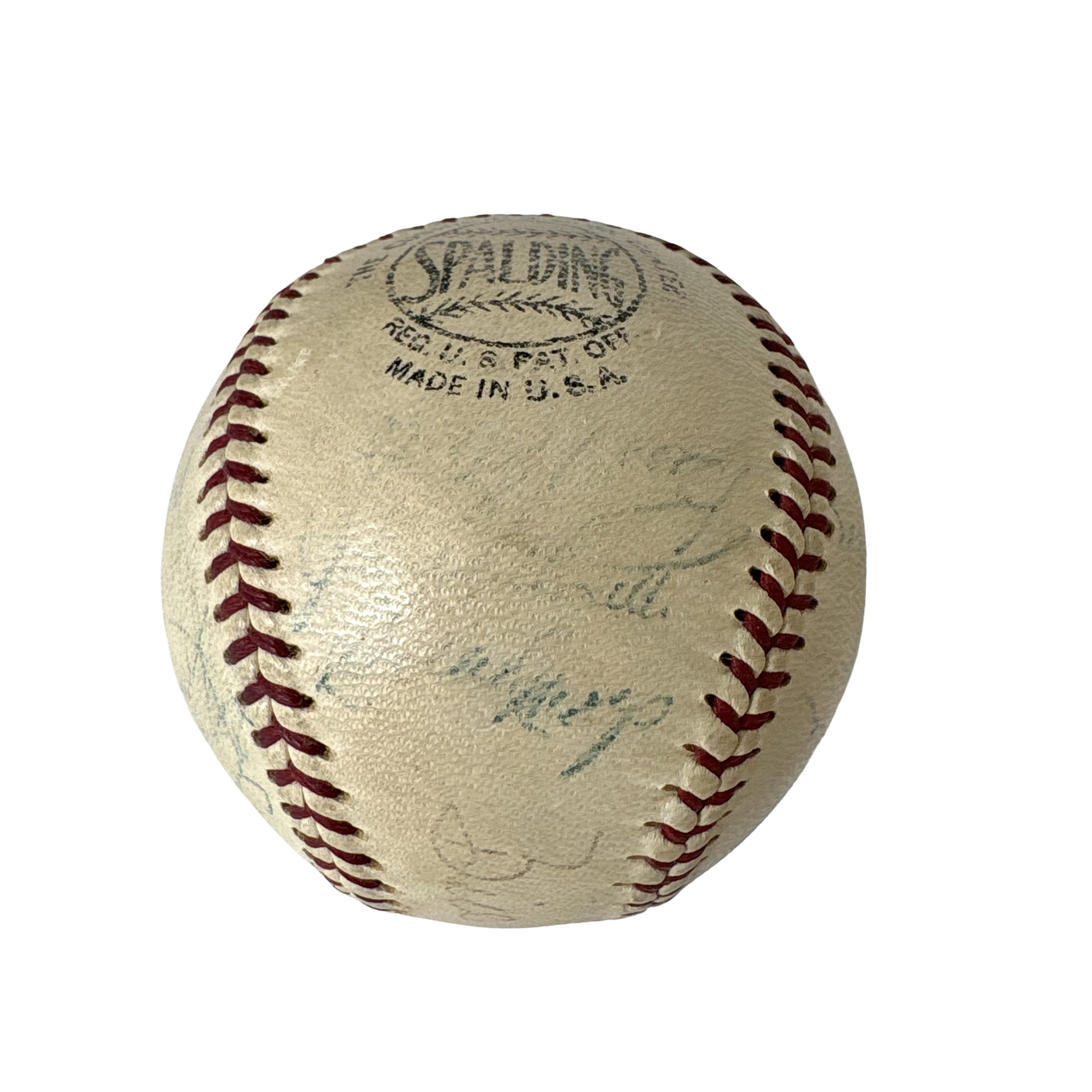 1956 New York Giants Willie Mays Team Autographed Signed Baseball AMCo LOA