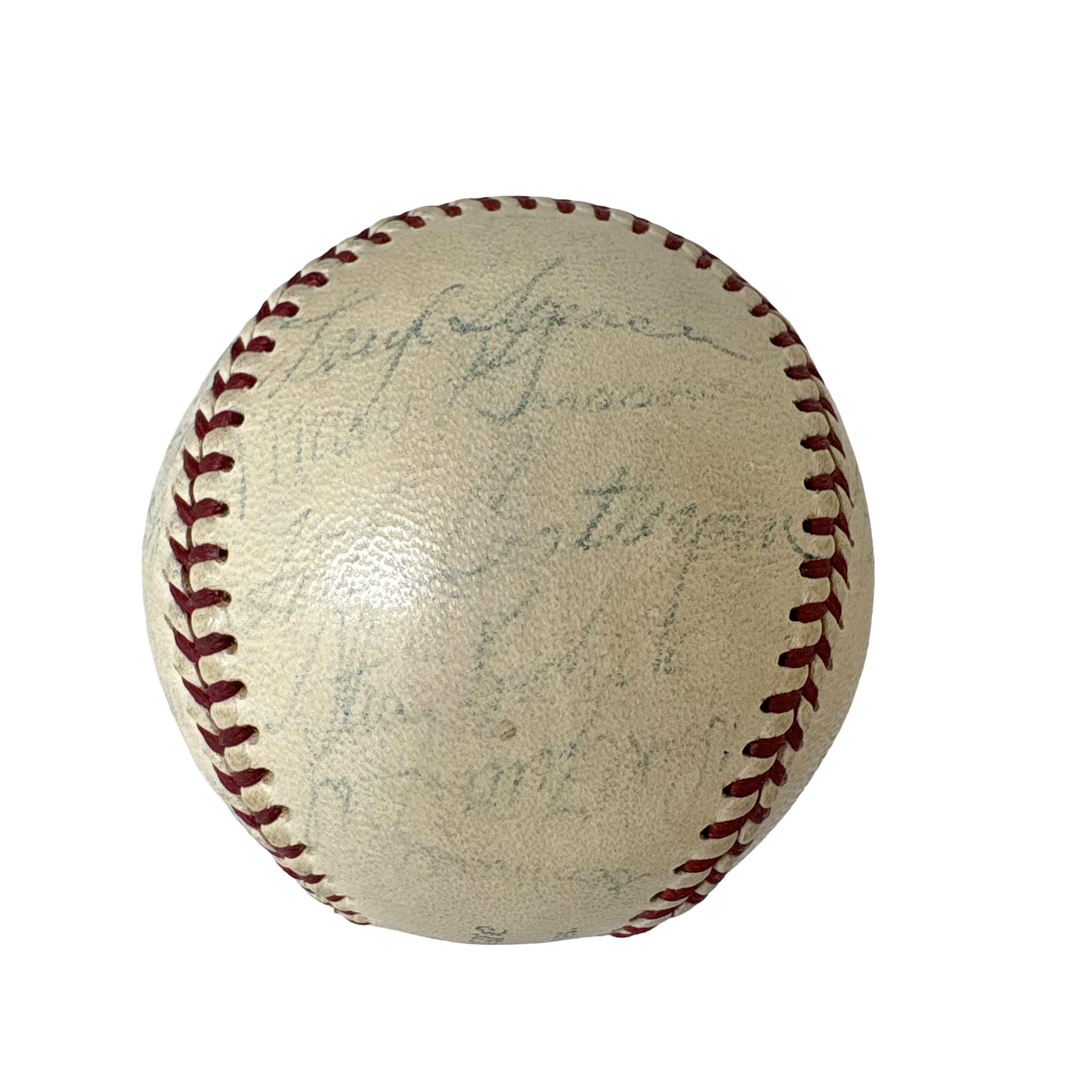 1956 New York Giants Willie Mays Team Autographed Signed Baseball AMCo LOA