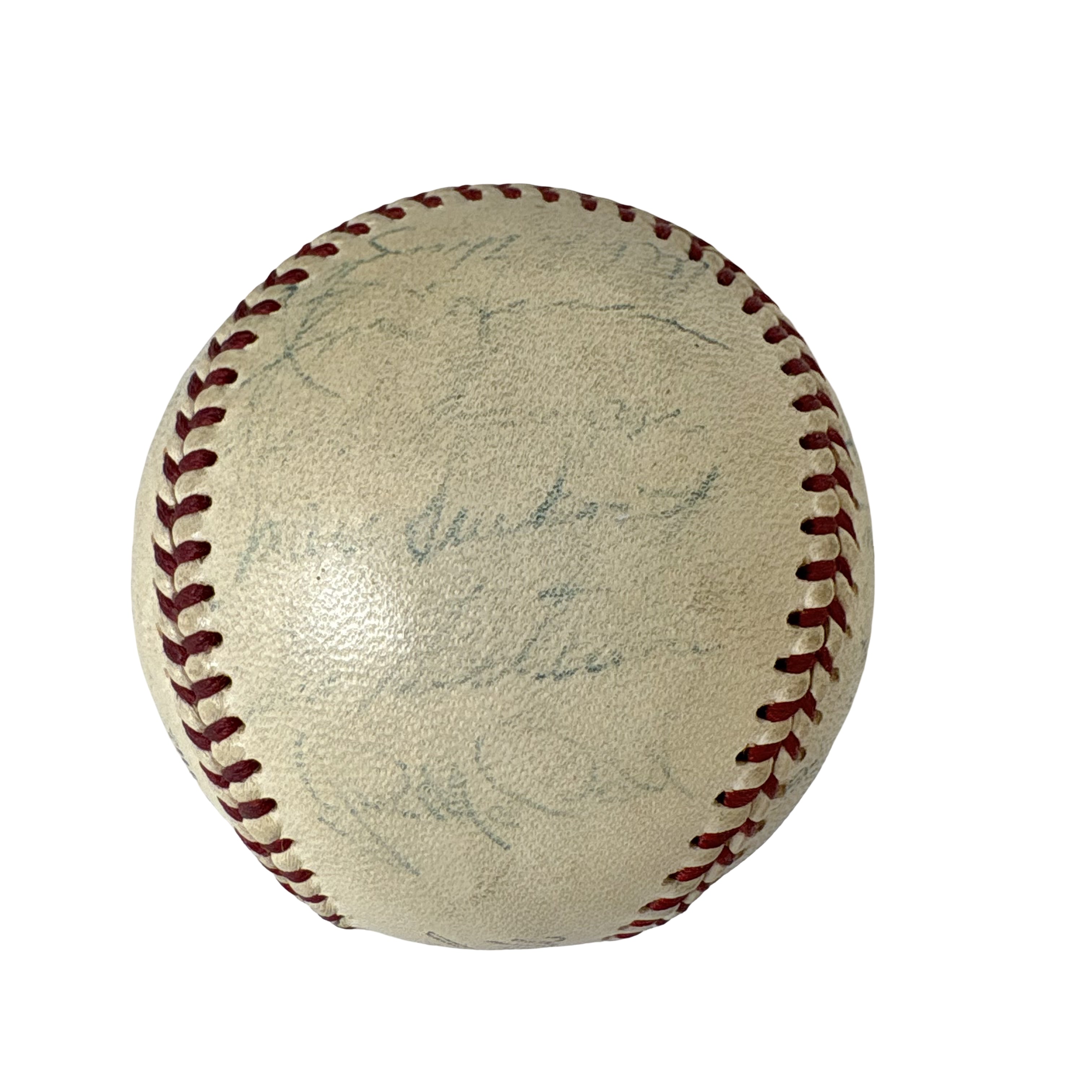 1956 New York Giants Willie Mays Team Autographed Signed Baseball AMCo LOA