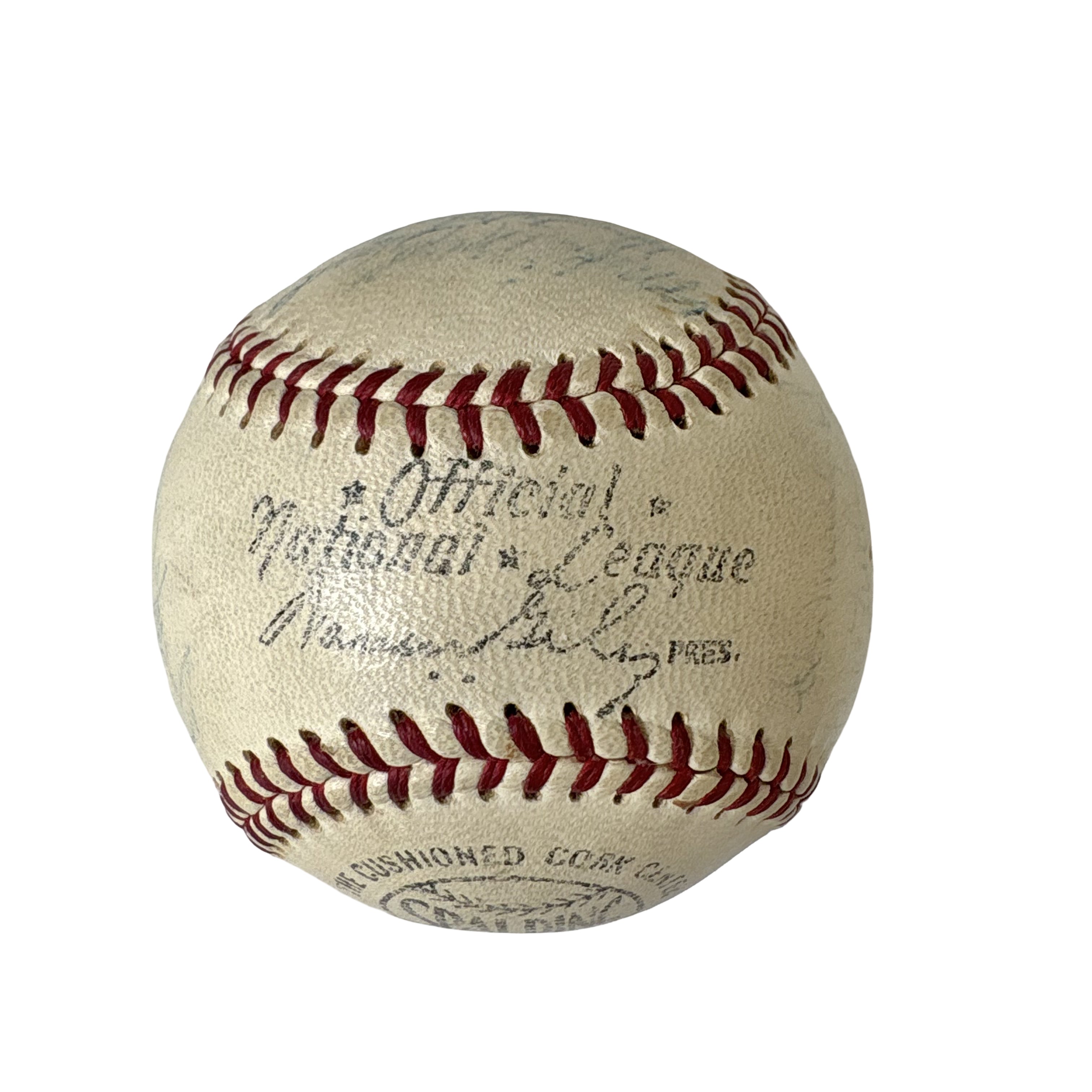 1956 New York Giants Willie Mays Team Autographed Signed Baseball AMCo LOA