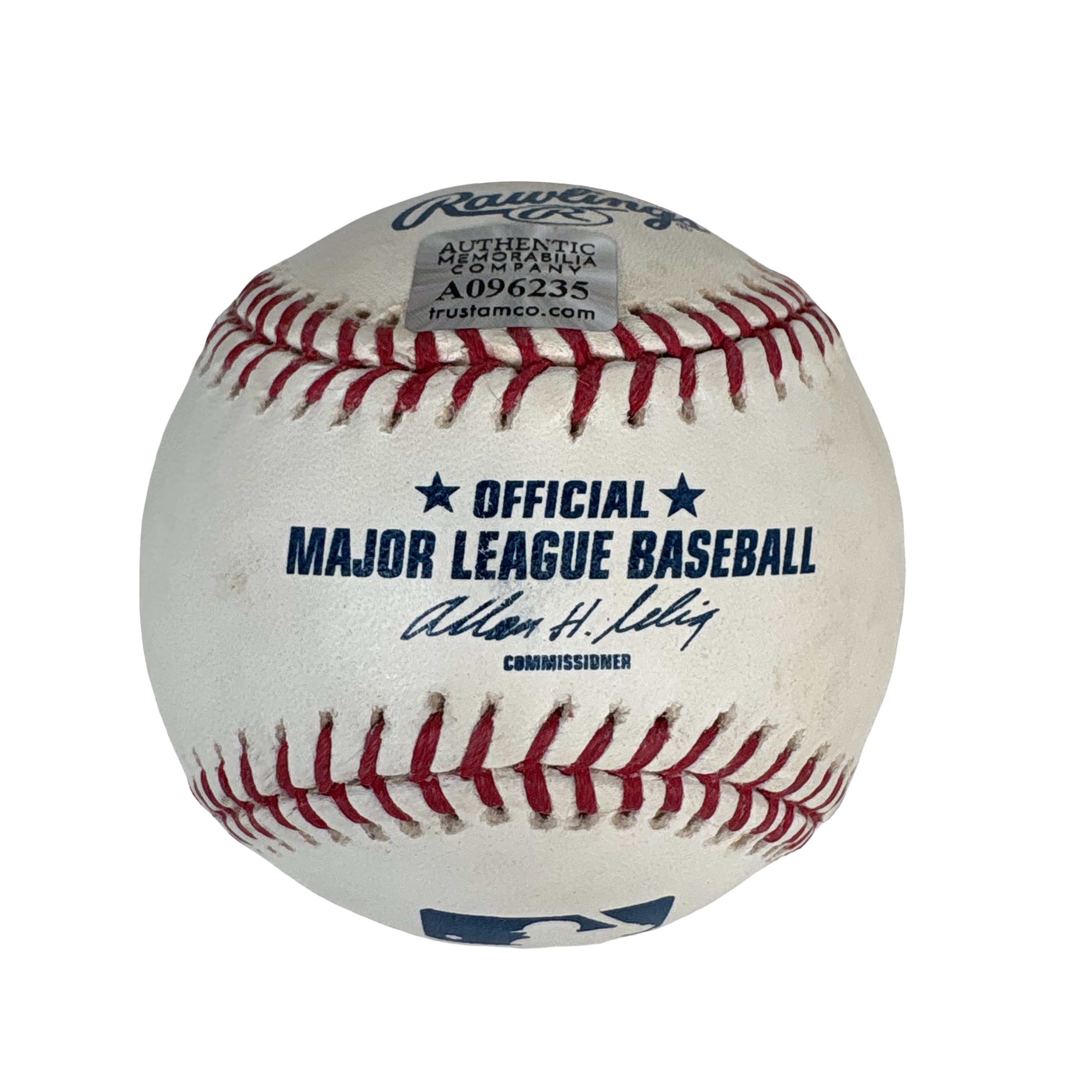 Dusty Rhodes 1954 MVP New York Giants Autographed Signed Baseball AMCo COA