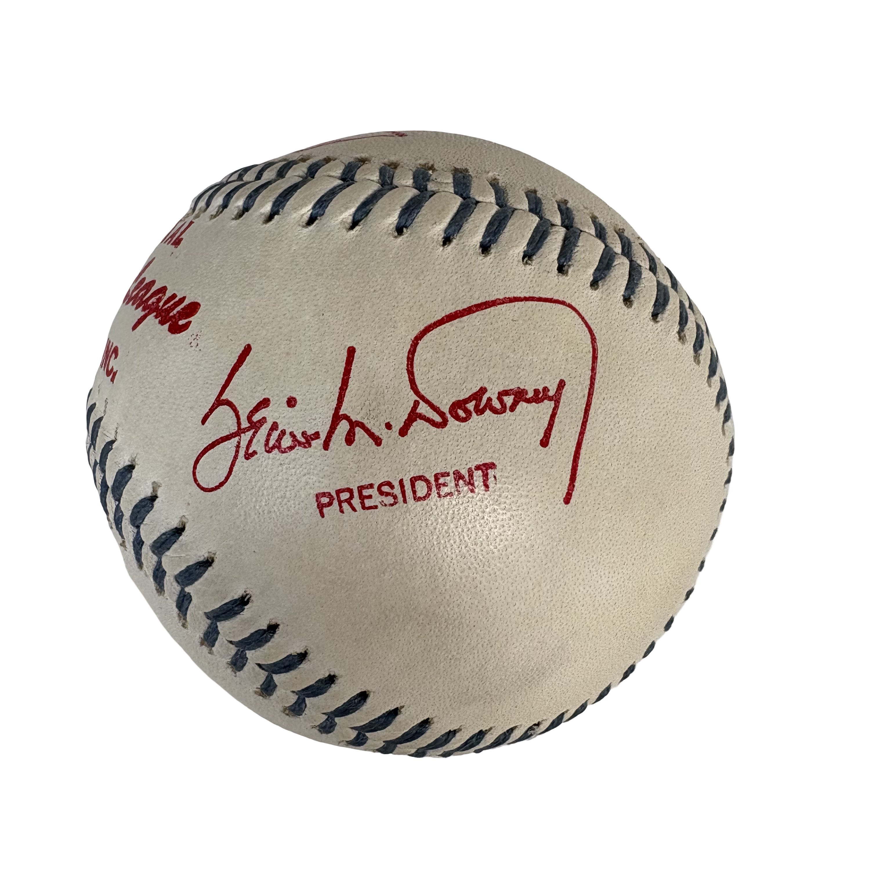 World Baseball Association Vintage Original Red Lettering Sean Downey President Baseball GA 