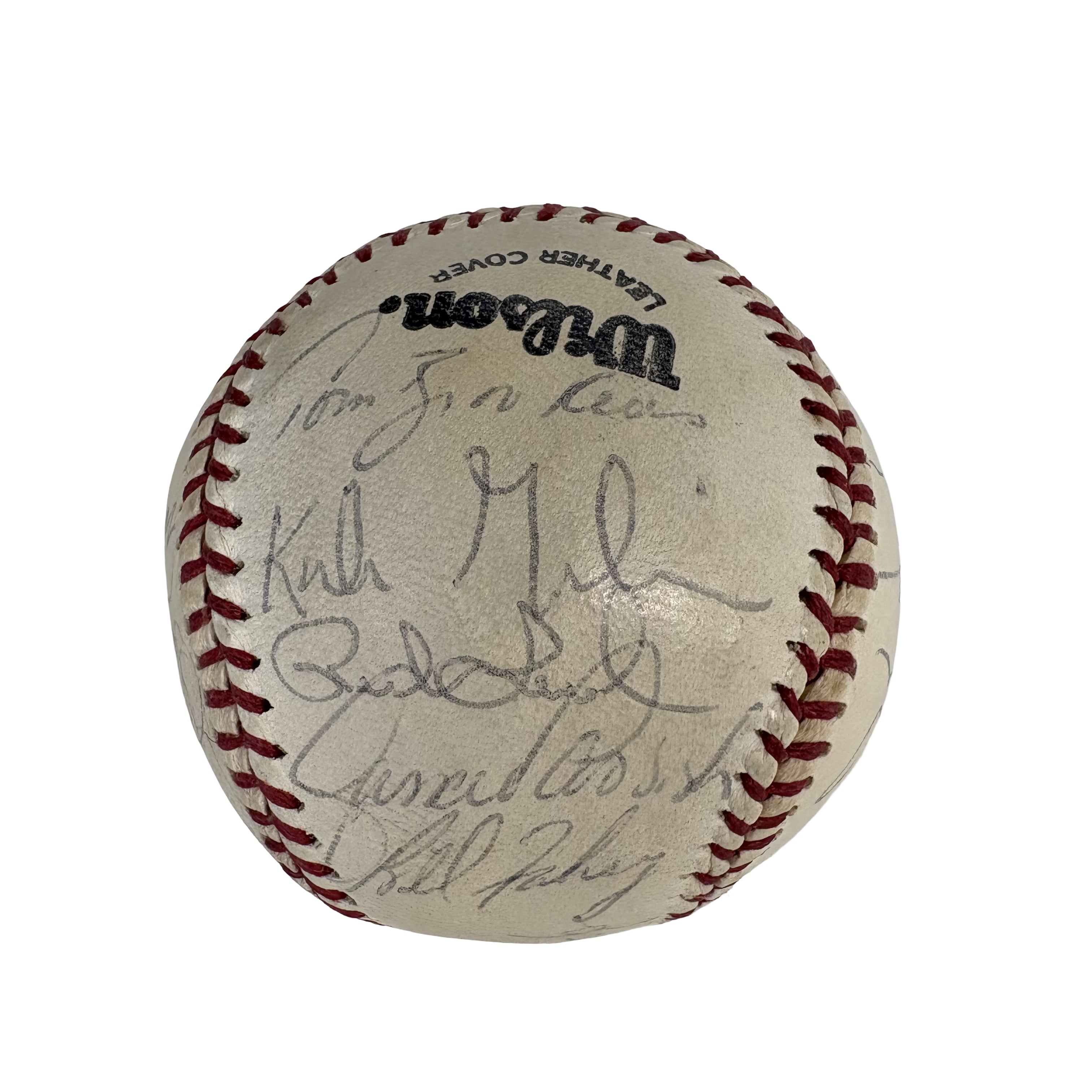 1982 Detroit Tigers Team Autographed Signed Baseball AMCo LOA