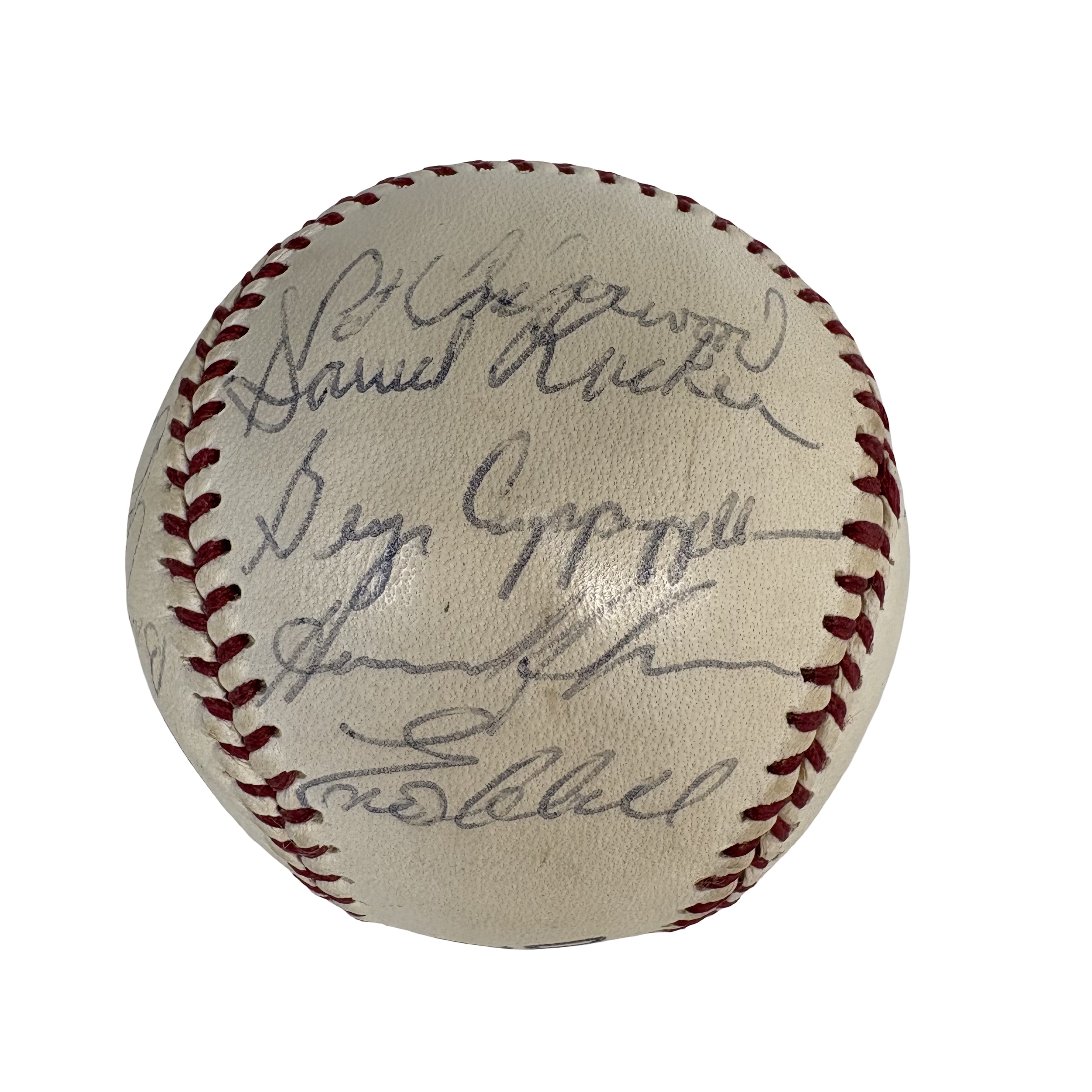 1982 Detroit Tigers Team Autographed Signed Baseball AMCo LOA
