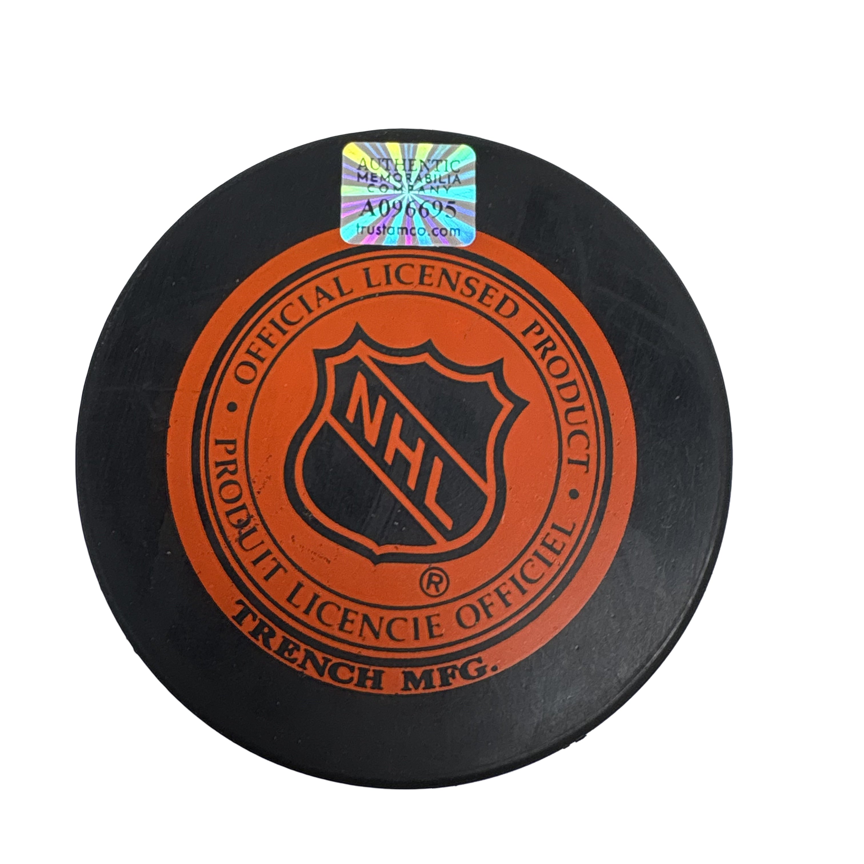 Bob Probert Detroit Red Wings Autographed Signed Hockey Puck AMCo COA