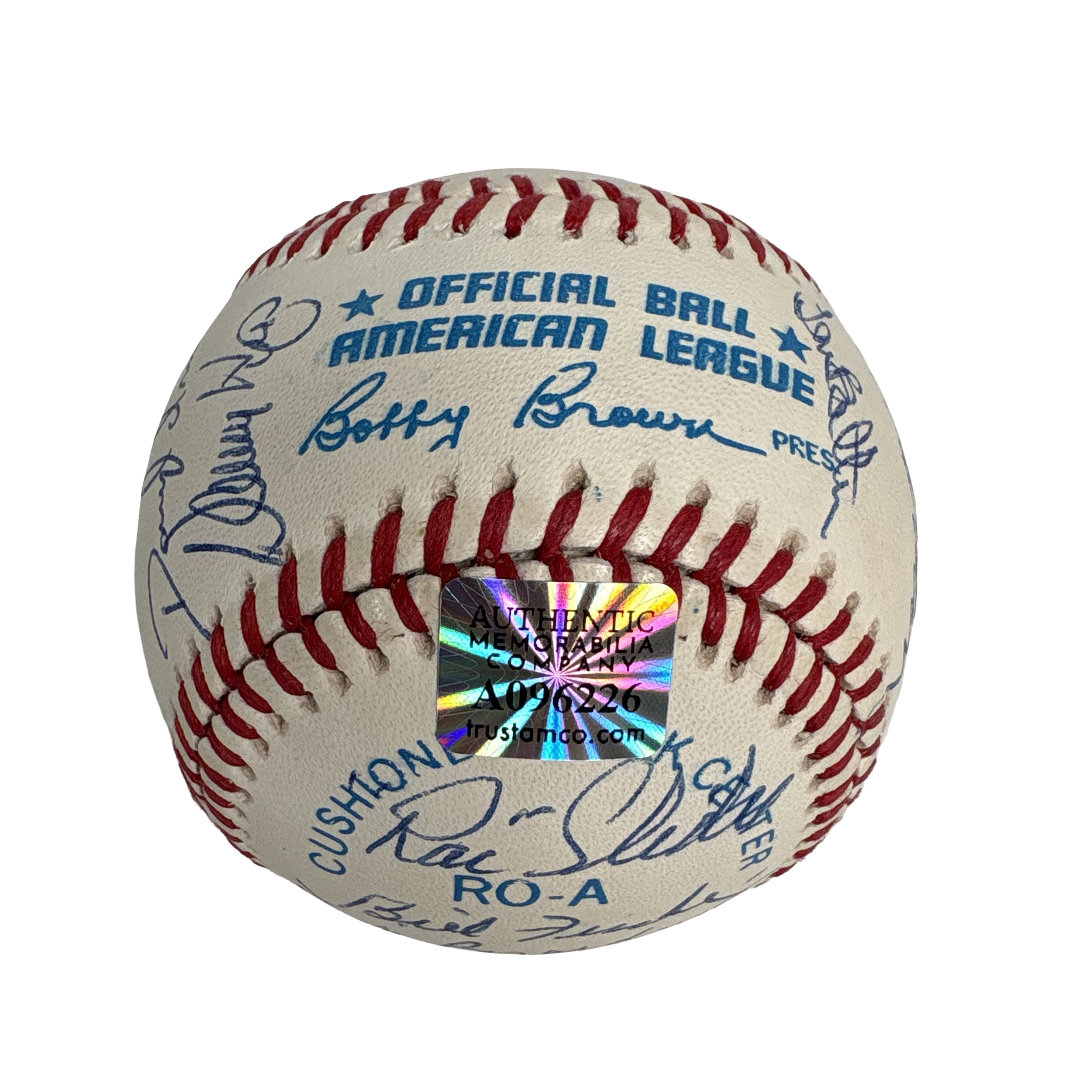 1990 Boston Red Sox Team Autographed Signed Baseball AMCo COA