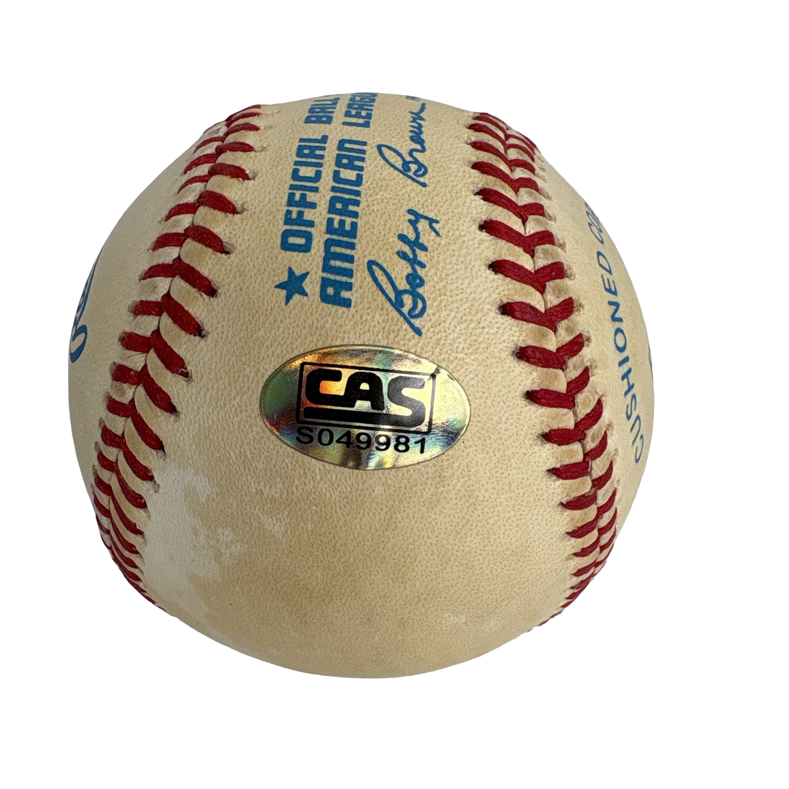 Bob Lemon Cleveland Indians Autographed Signed Baseball CAS Holo