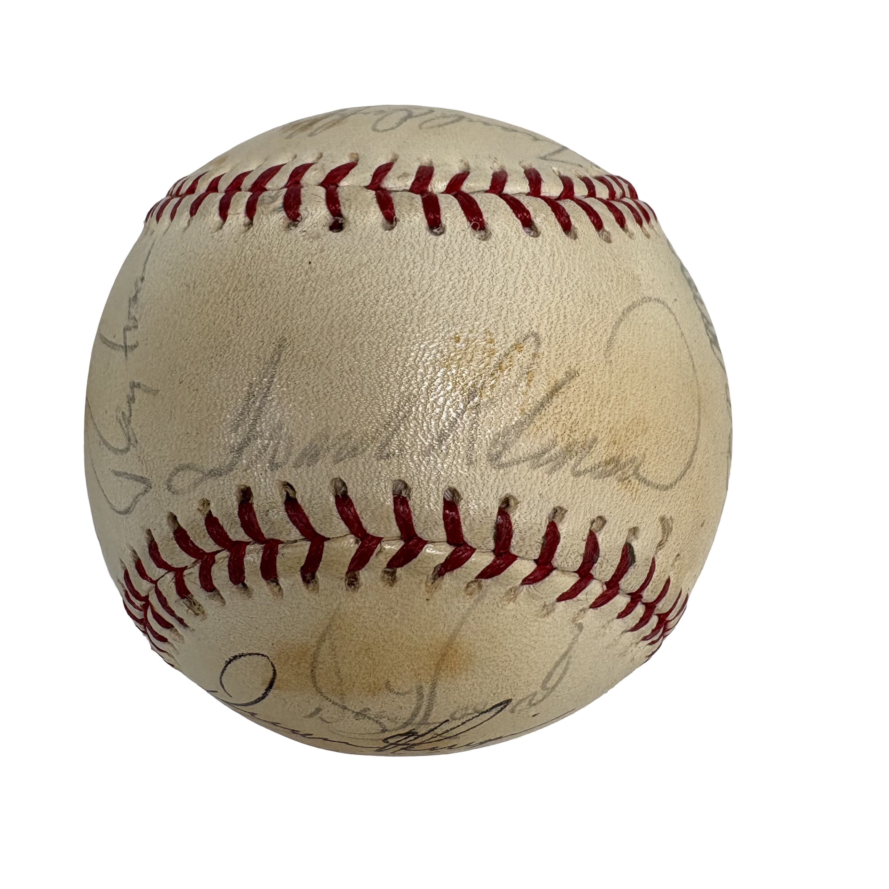 1976 Cleveland Indians Team Autographed Signed Baseball AMCo LOA