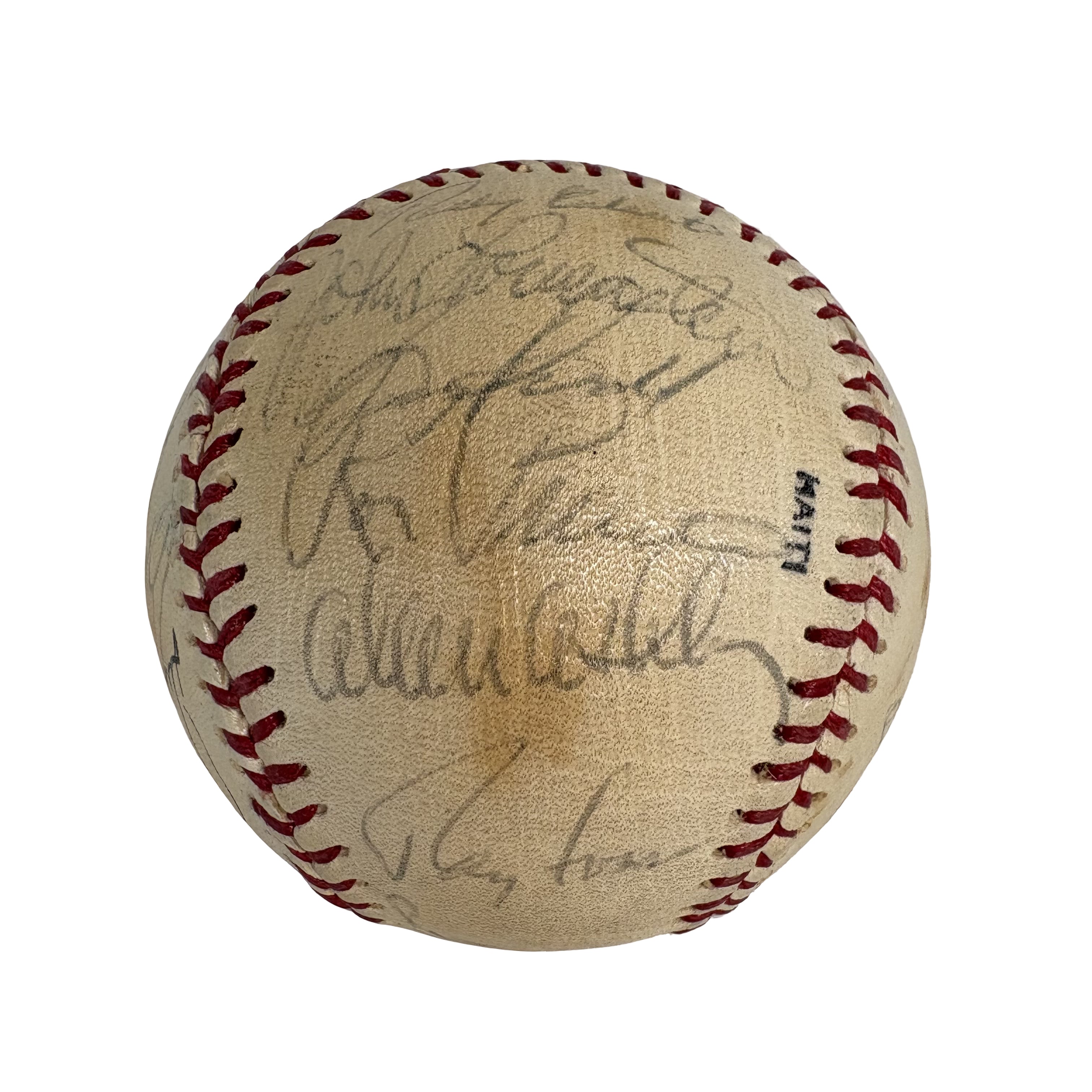 1976 Cleveland Indians Team Autographed Signed Baseball AMCo LOA