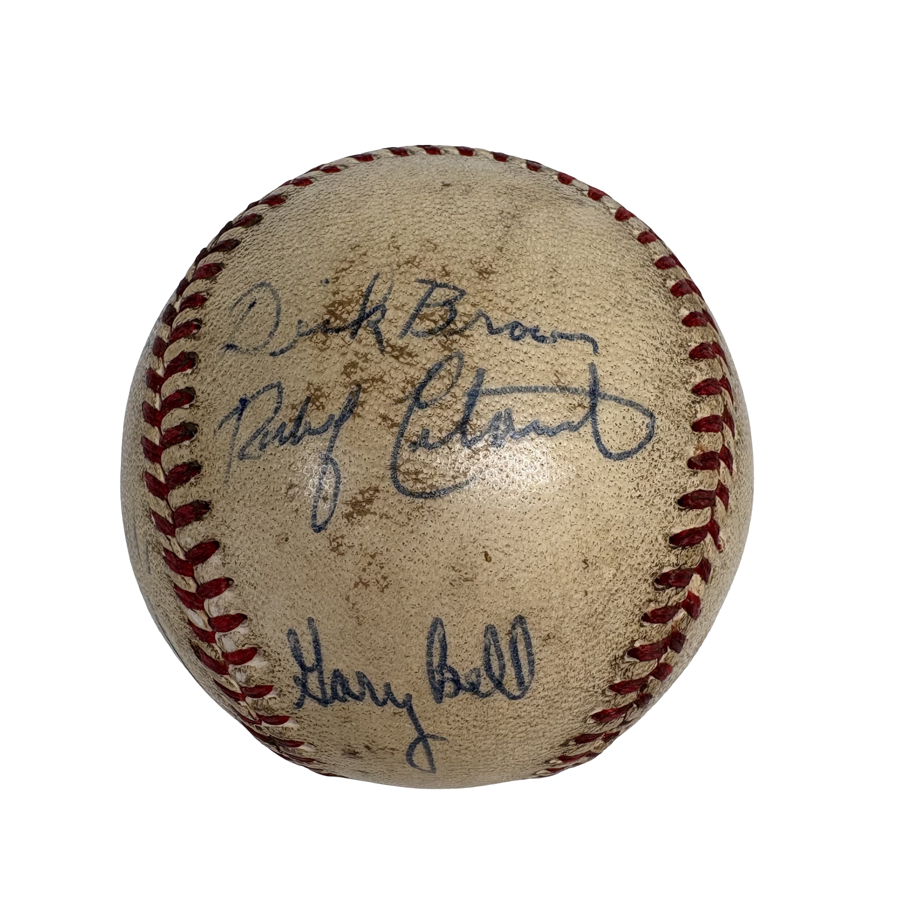 1958 Cleveland Indians Team Autographed Signed Baseball AMCo LOA