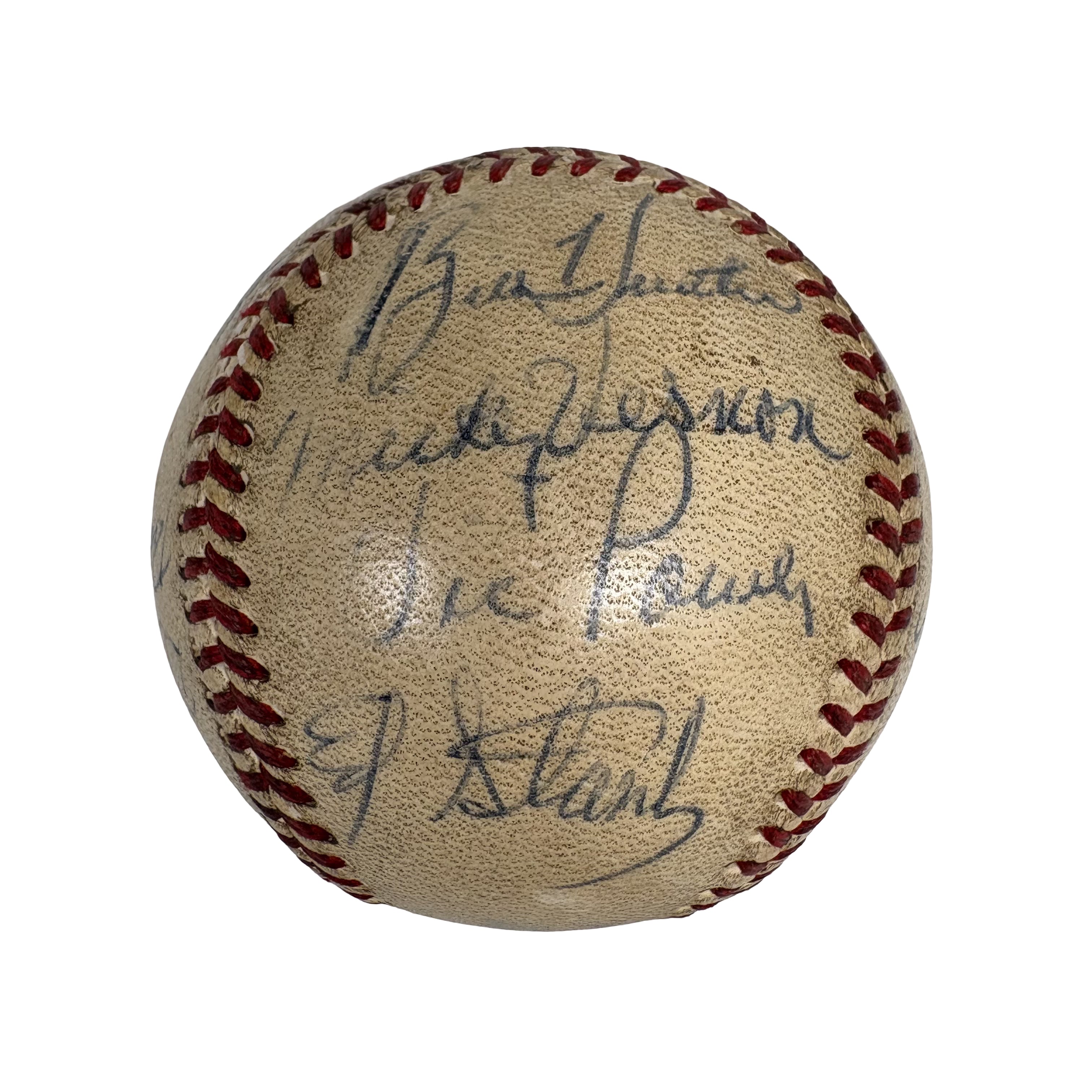 1958 Cleveland Indians Team Autographed Signed Baseball AMCo LOA