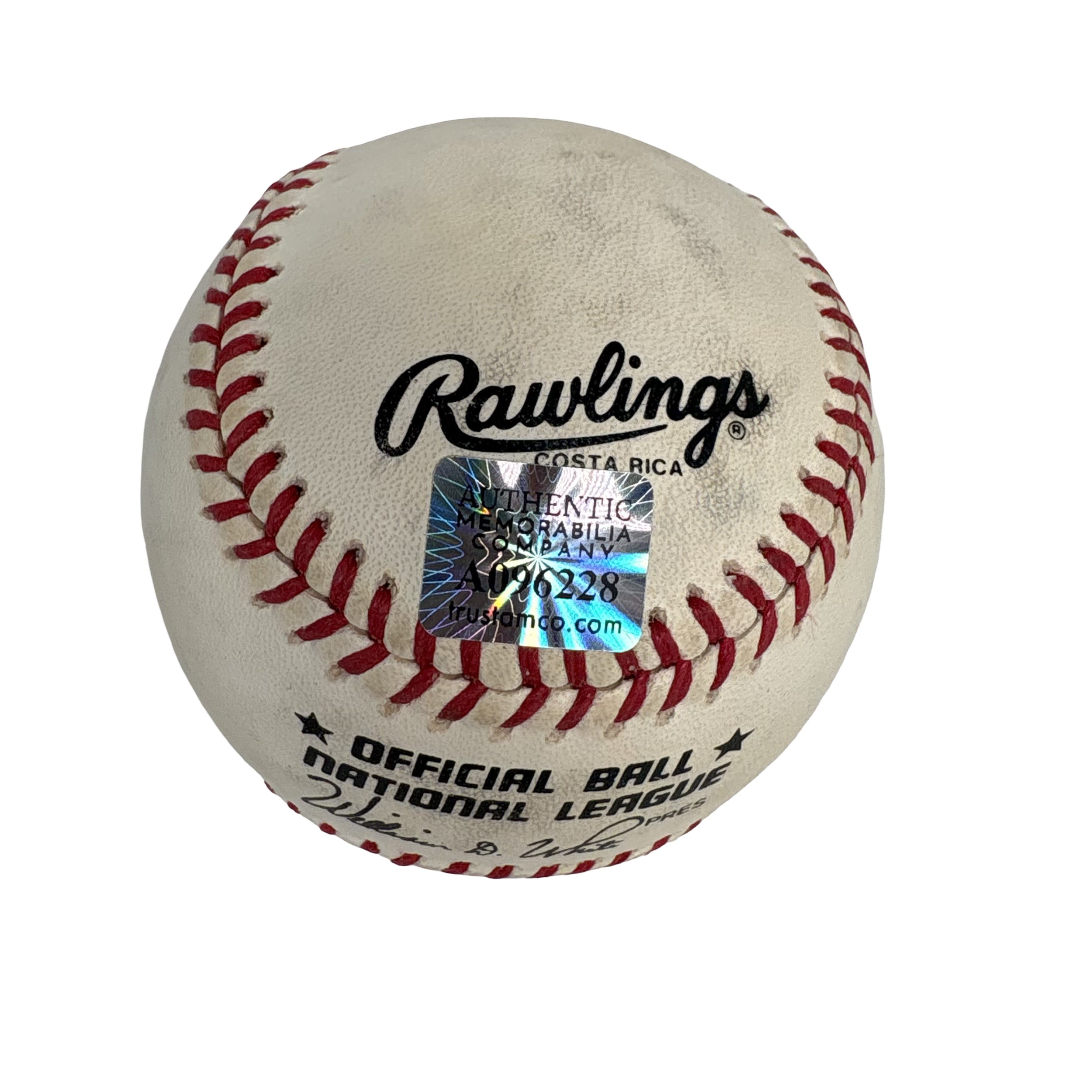 Darryl Strawberry New York Mets Autographed Signed Baseball AMCo COA