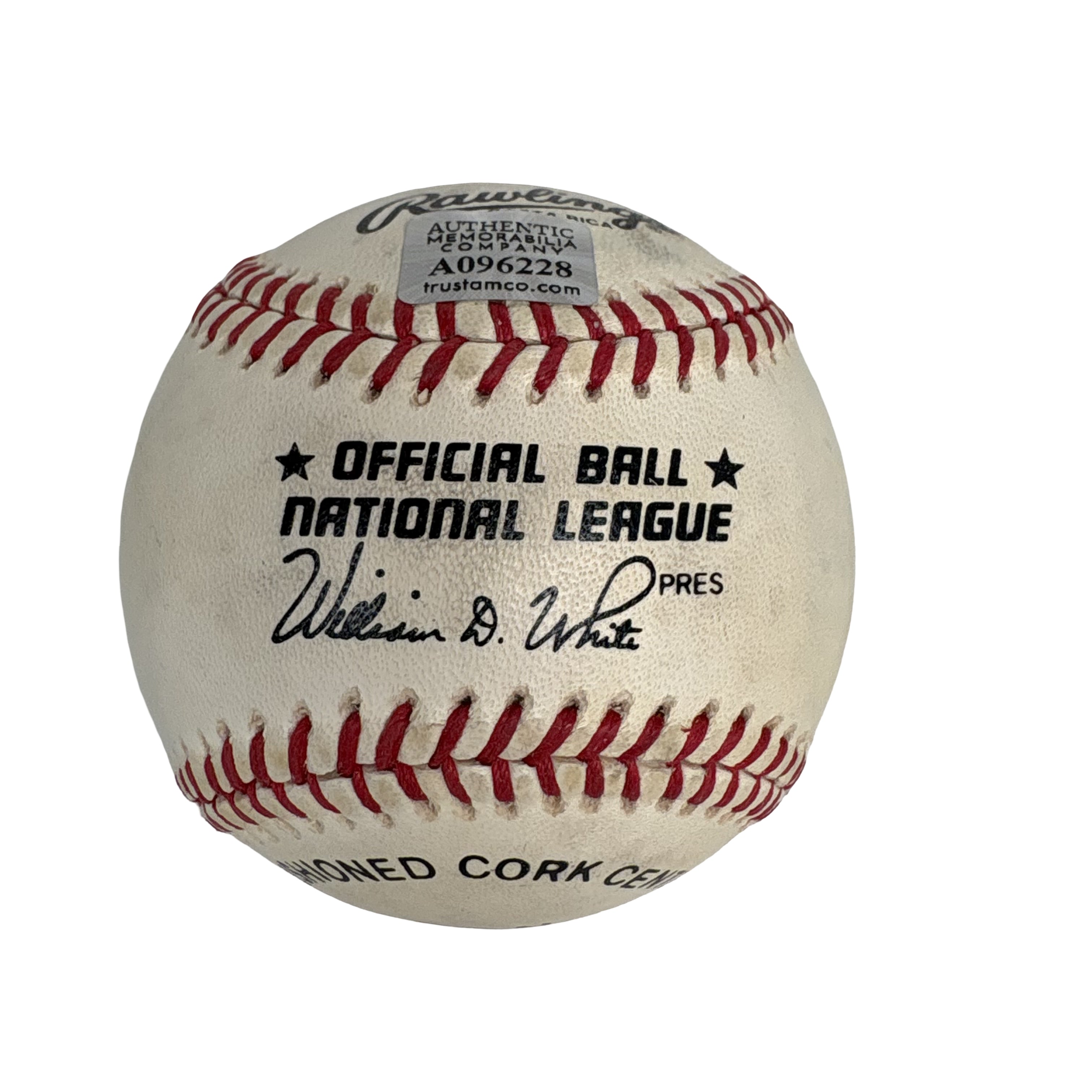 Darryl Strawberry New York Mets Autographed Signed Baseball AMCo COA