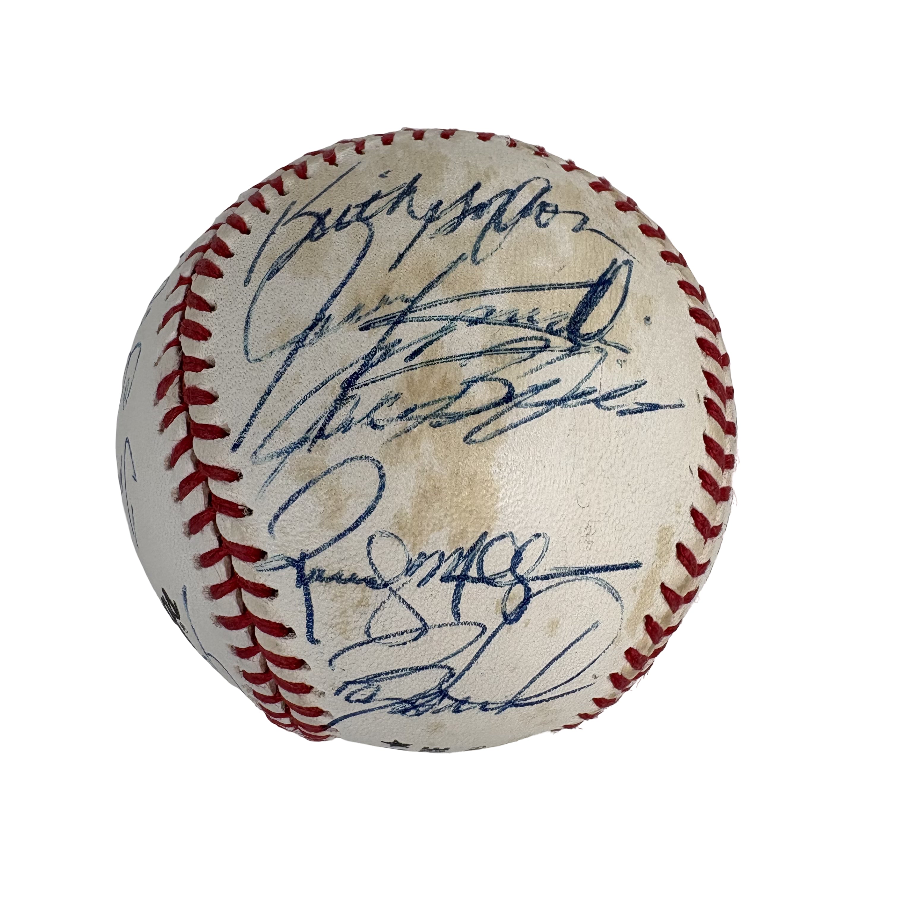1993 Cincinnati Reds Team Autographed Signed Baseball AMCo LOA